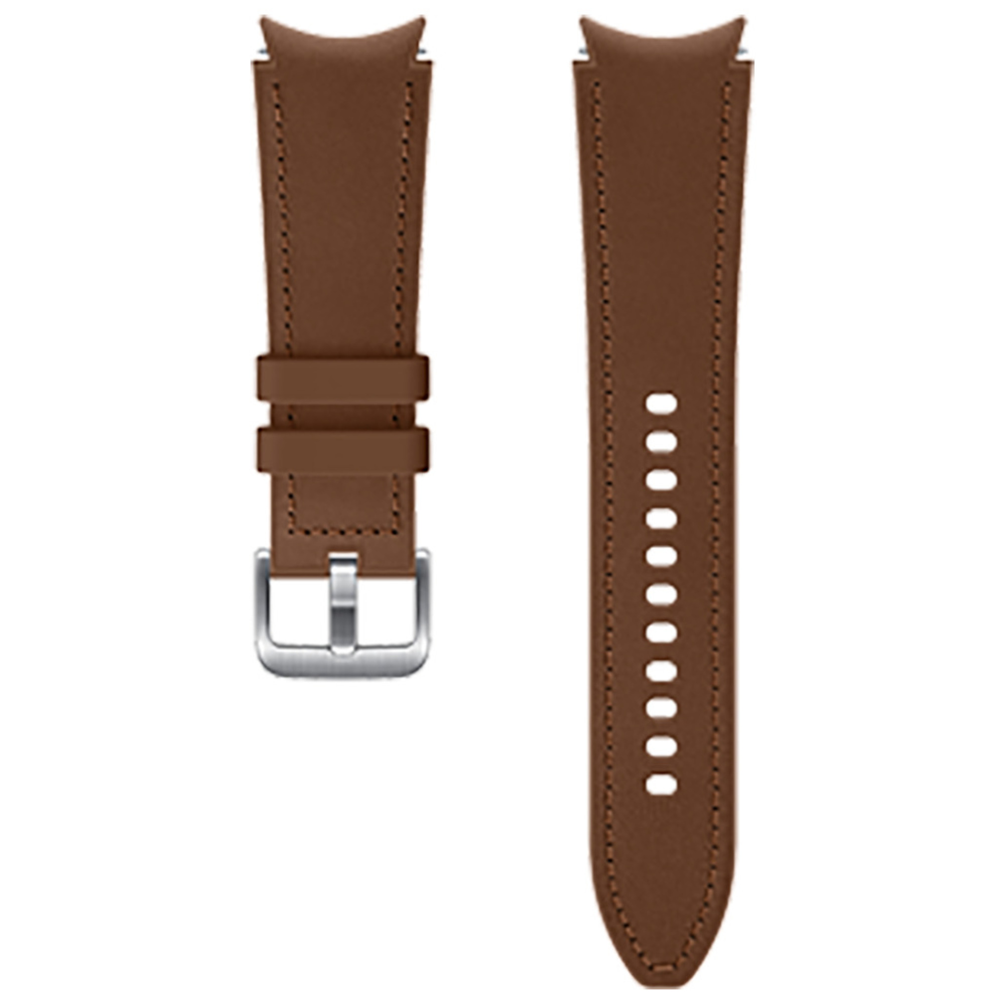 Bracelet Hybride en cuir pour G Watch 4 Classic 130mm, M/L Camel Samsung - Neuf