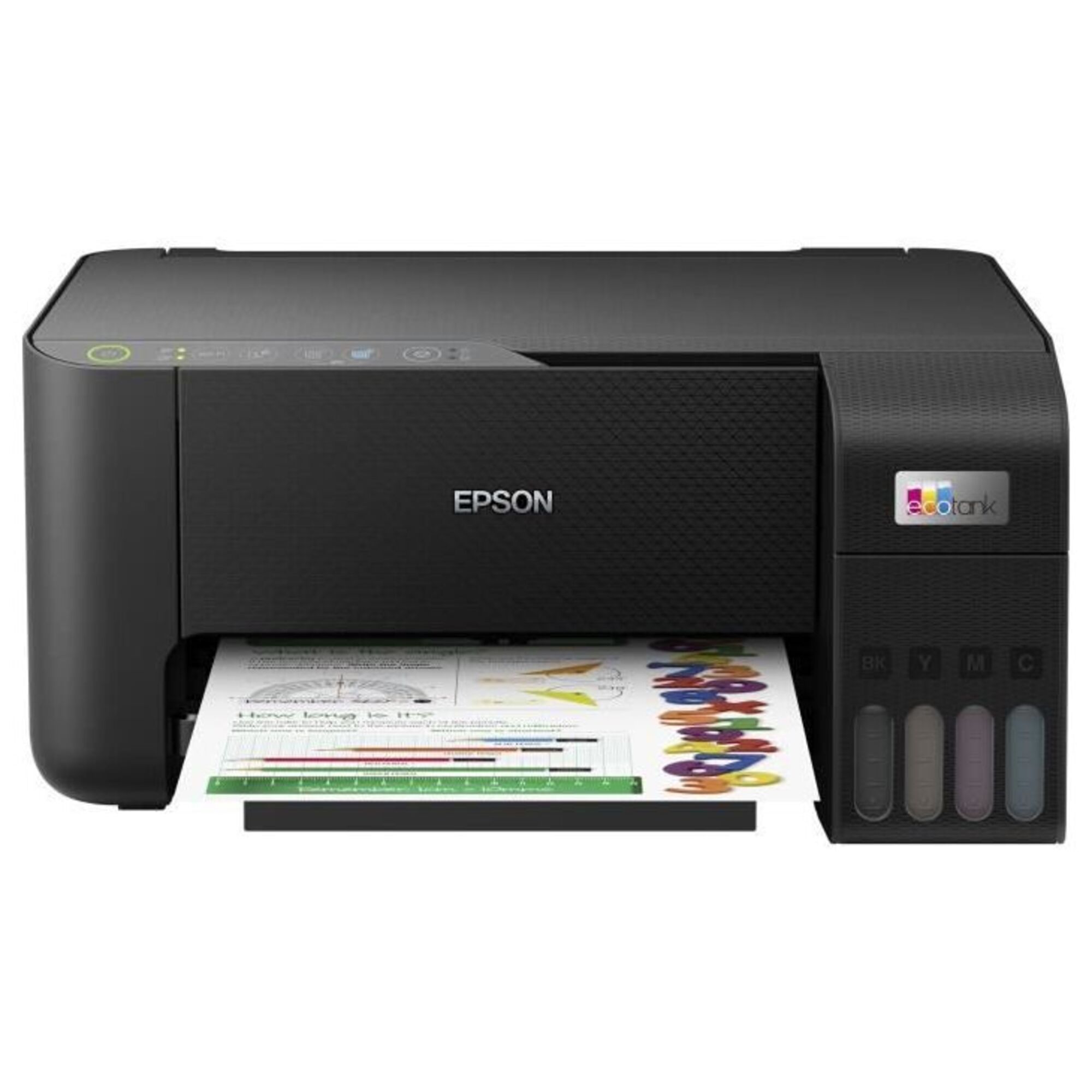 Imprimante Multifonction 3-en-1 - EPSON - Ecotank ET-2812 - Jet d'encre - A4 - Couleur - Wi-Fi - C11CJ67415 - Neuf