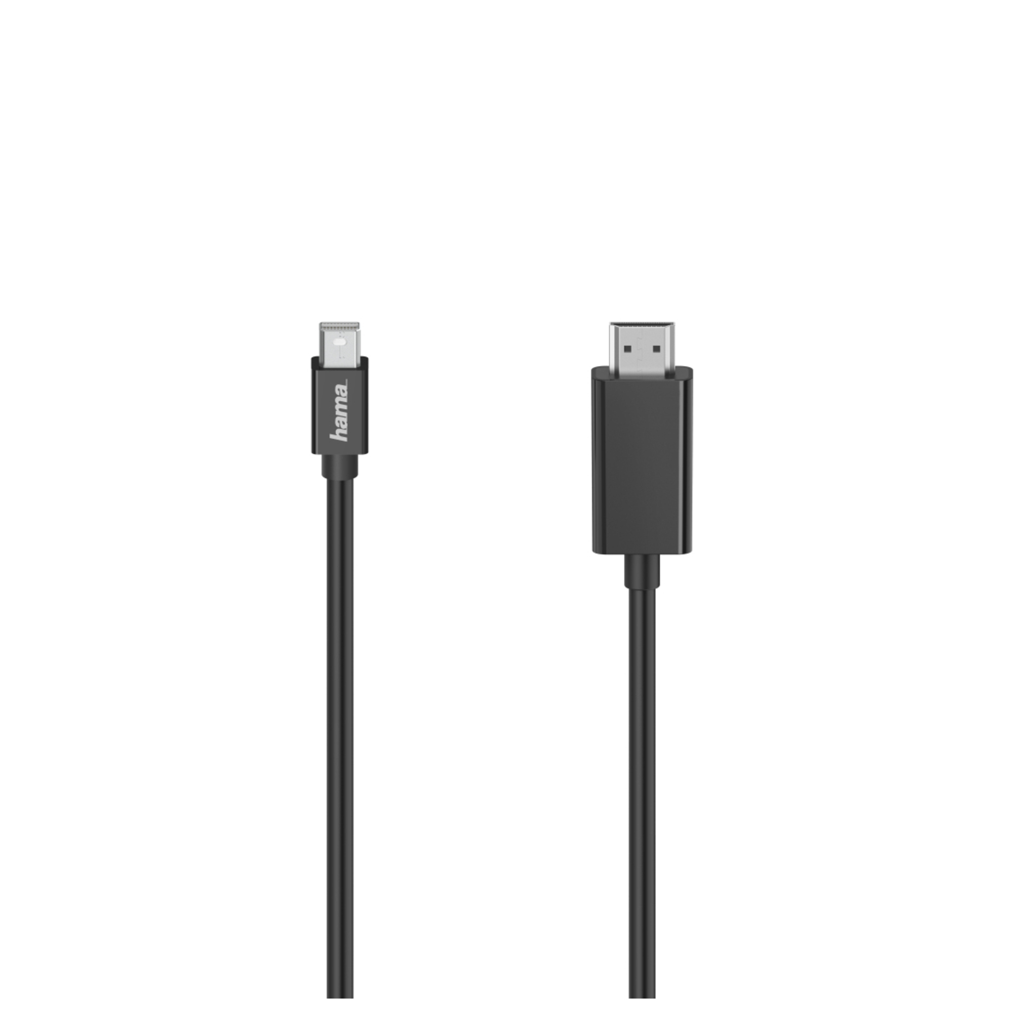 Hama 00200711 câble vidéo et adaptateur 1,5 m Mini DisplayPort HDMI Noir - vue 2