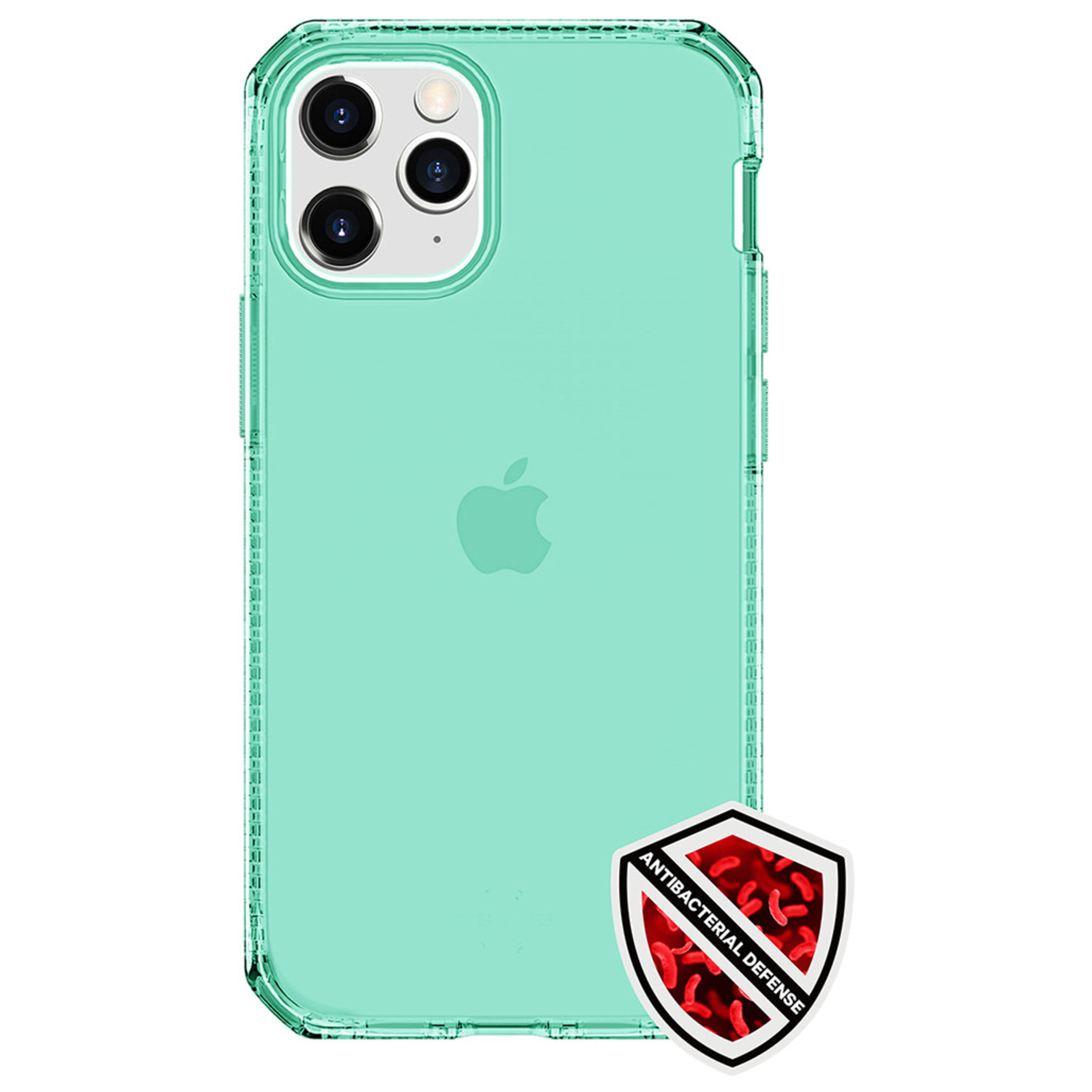 Funda reforzada Spectrum Clear Verde para iPhone 12 / 12 Pro Itskins - nuevo
