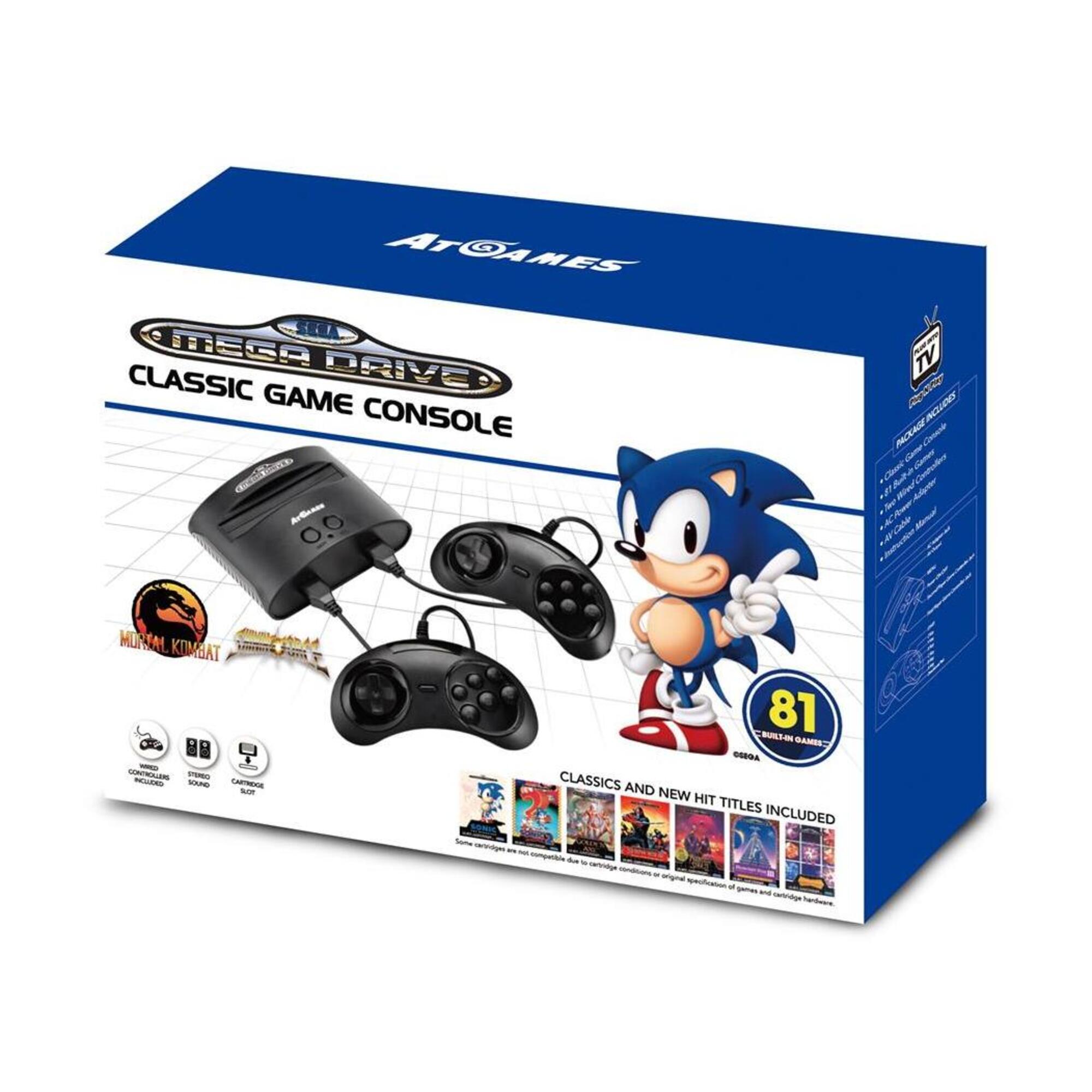 Console Retro Sega Megadrive + 81 jeux - Très bon état