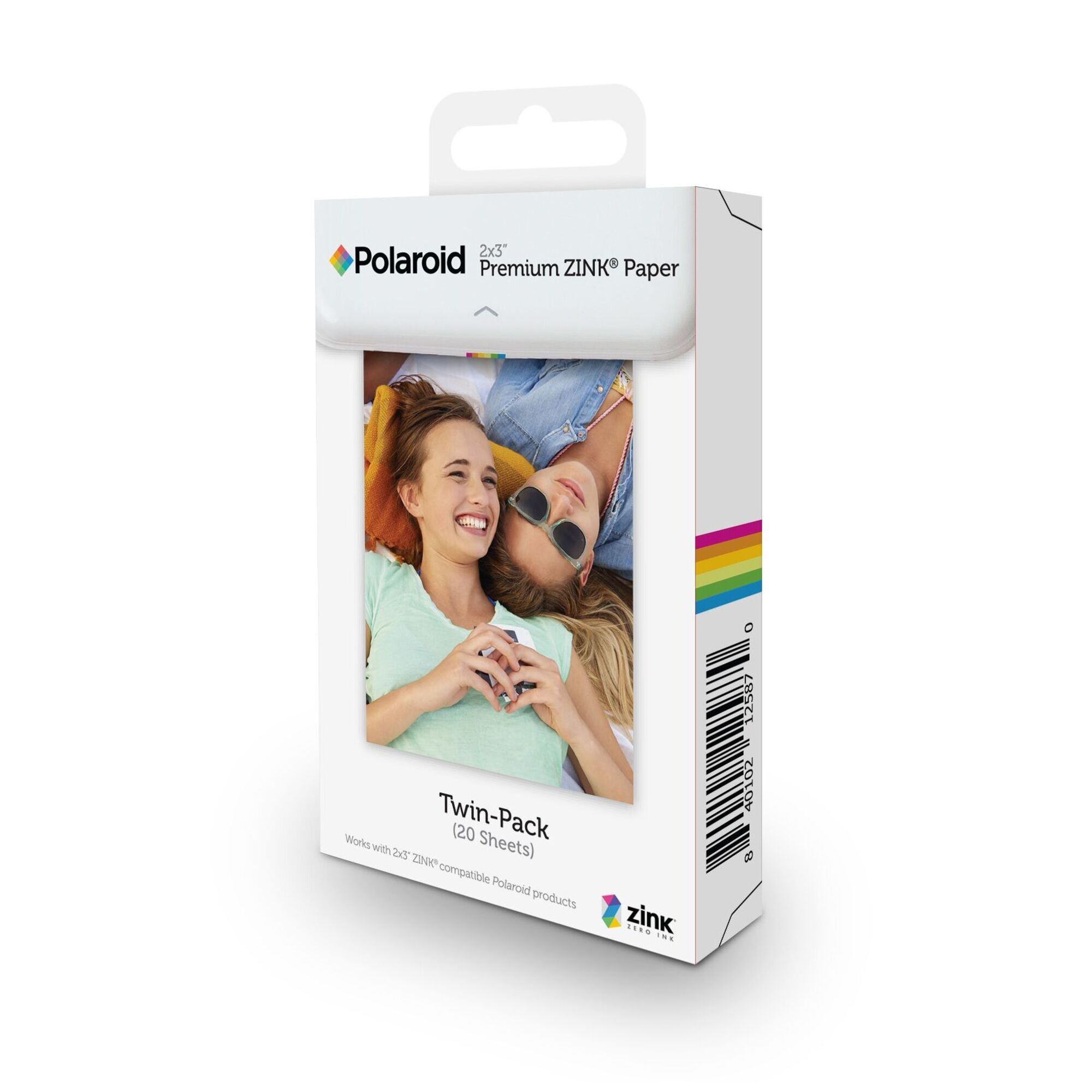Pack de 20 Papiers photo Instantanée Polaroid ZINK Format 2x3'' Neuf