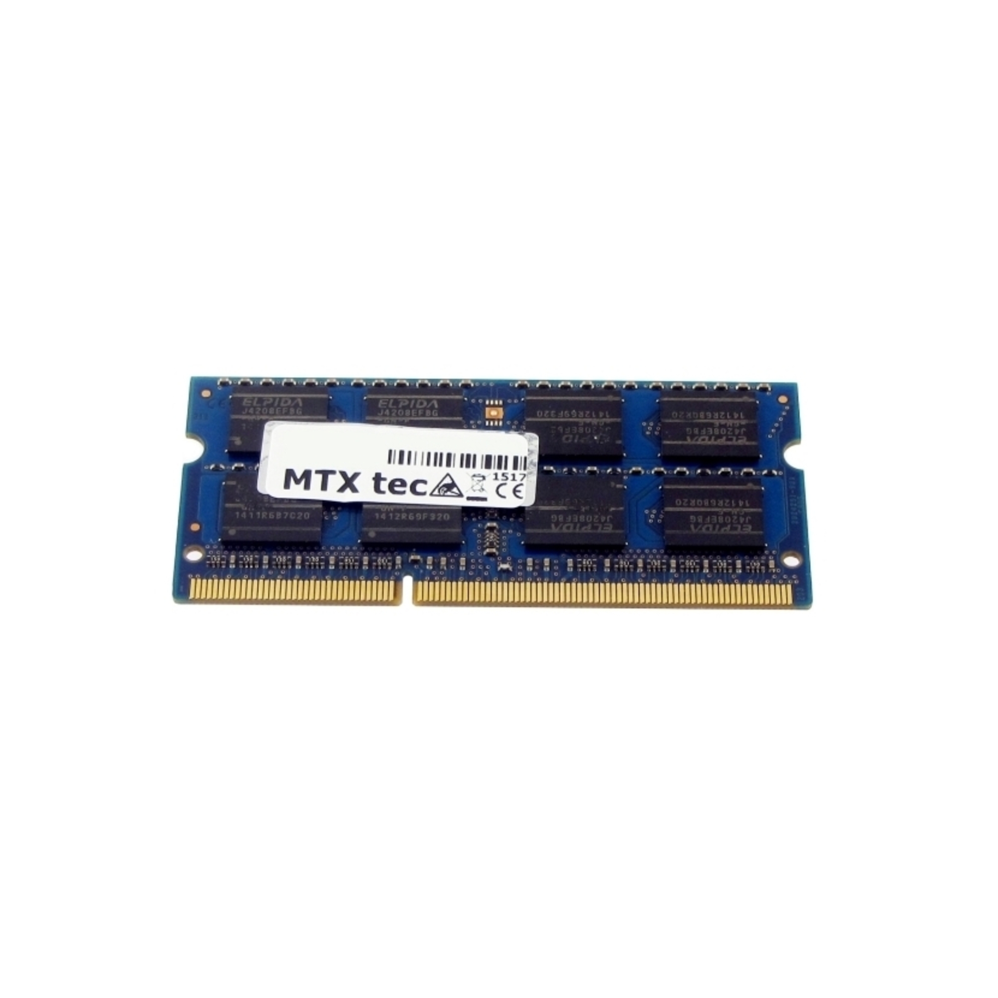 4GB, 4096MB Laptop Memory SODIMM DDR3 PC3-12800, 1600MHz, 204 Pin, 1.35V RAM Laptop Memory - Neuf