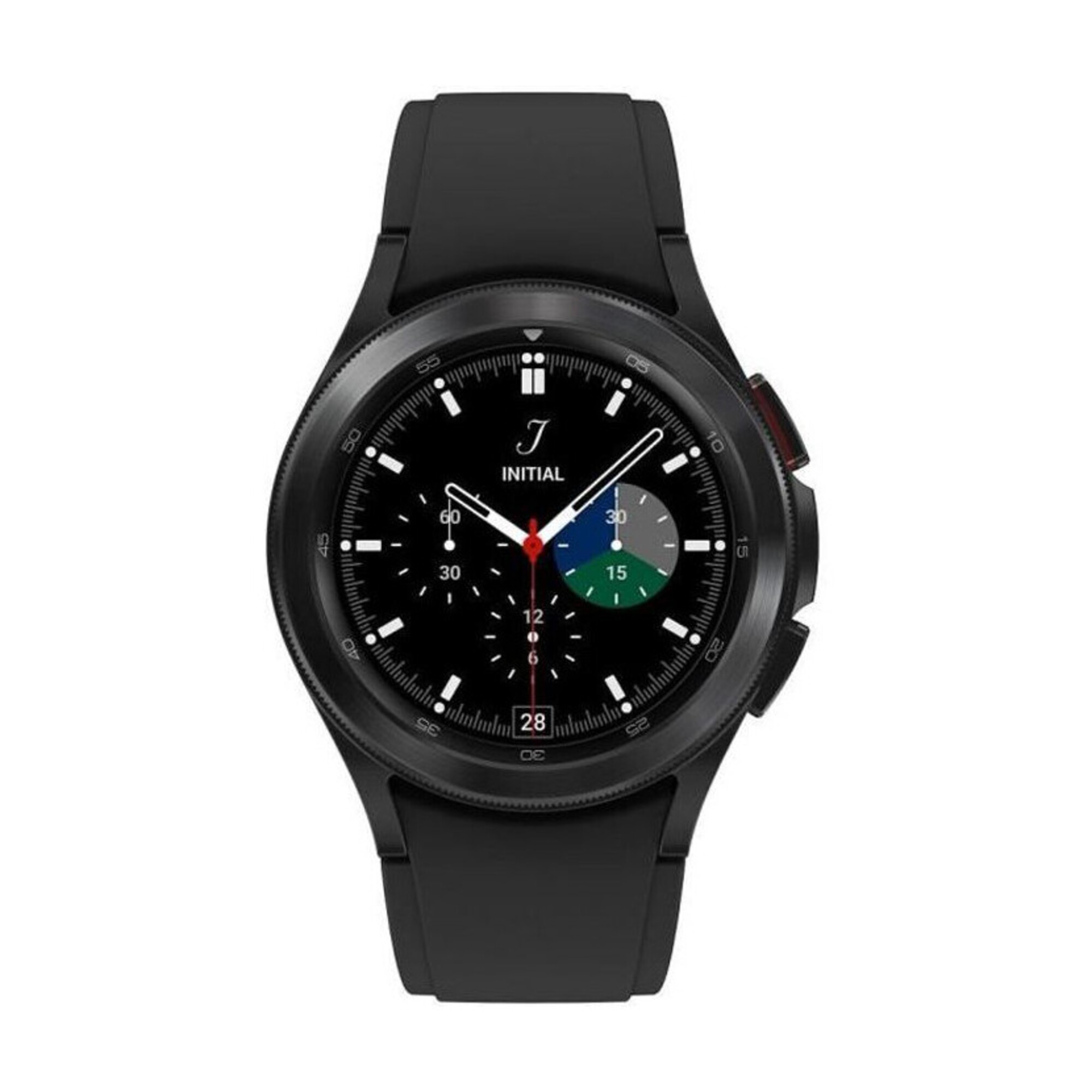 Galaxy Watch4 Classic 42mm - Super AMOLED - Bluetooth - Bracelet sport Noir - Neuf