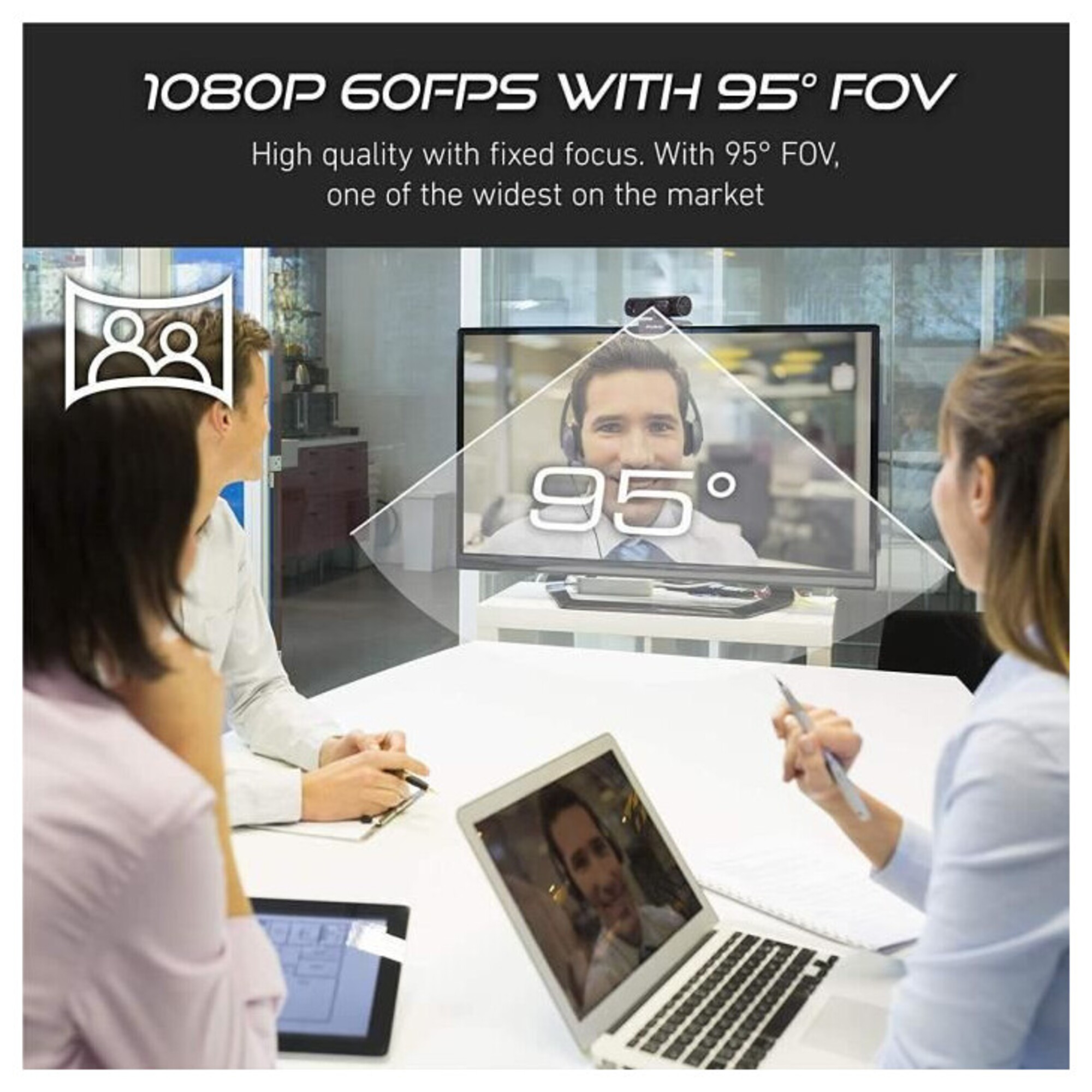 AVerMedia PW315 webcam 2 MP 1920 x 1080 pixels USB Neuf - vue 2