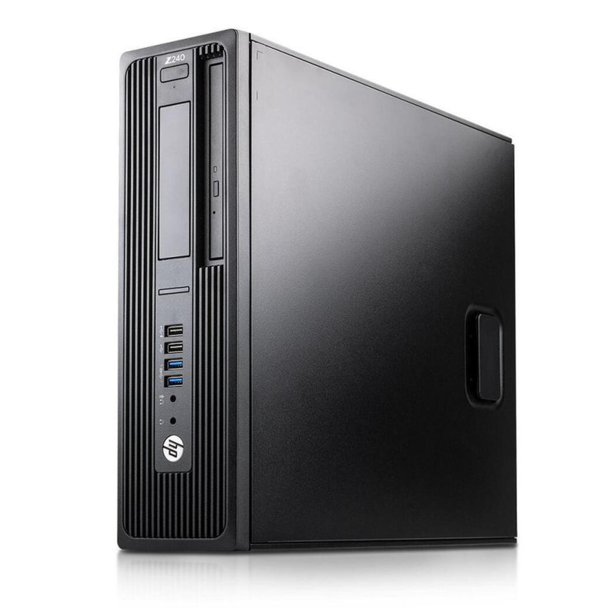 Desktop HP Z240 SFF Workstation (E3-1230 v5 - 32 GB - 240 GB SSD - NVS 310 - Windows 10 Pro) - Très bon état