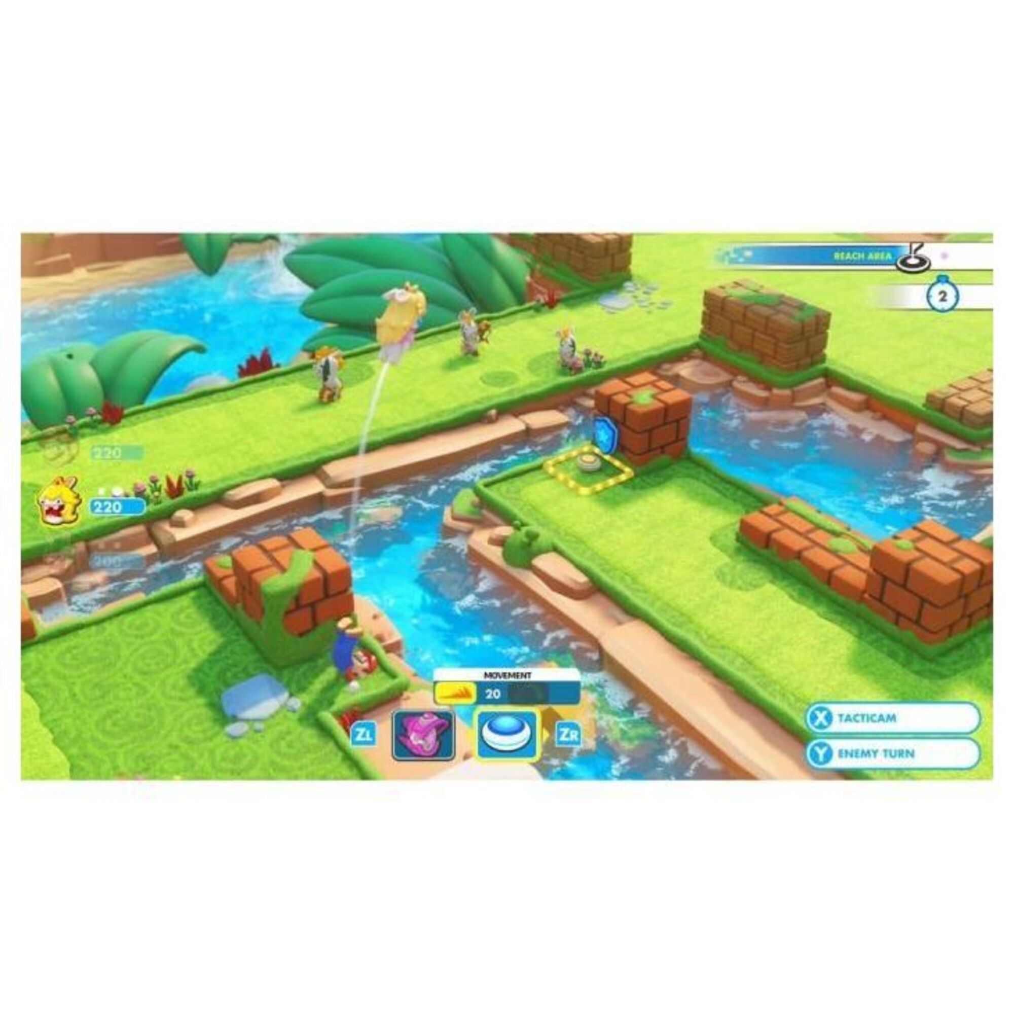 Mario + The Lapins Crétins Kingdom Battle Jeu Switch - Neuf