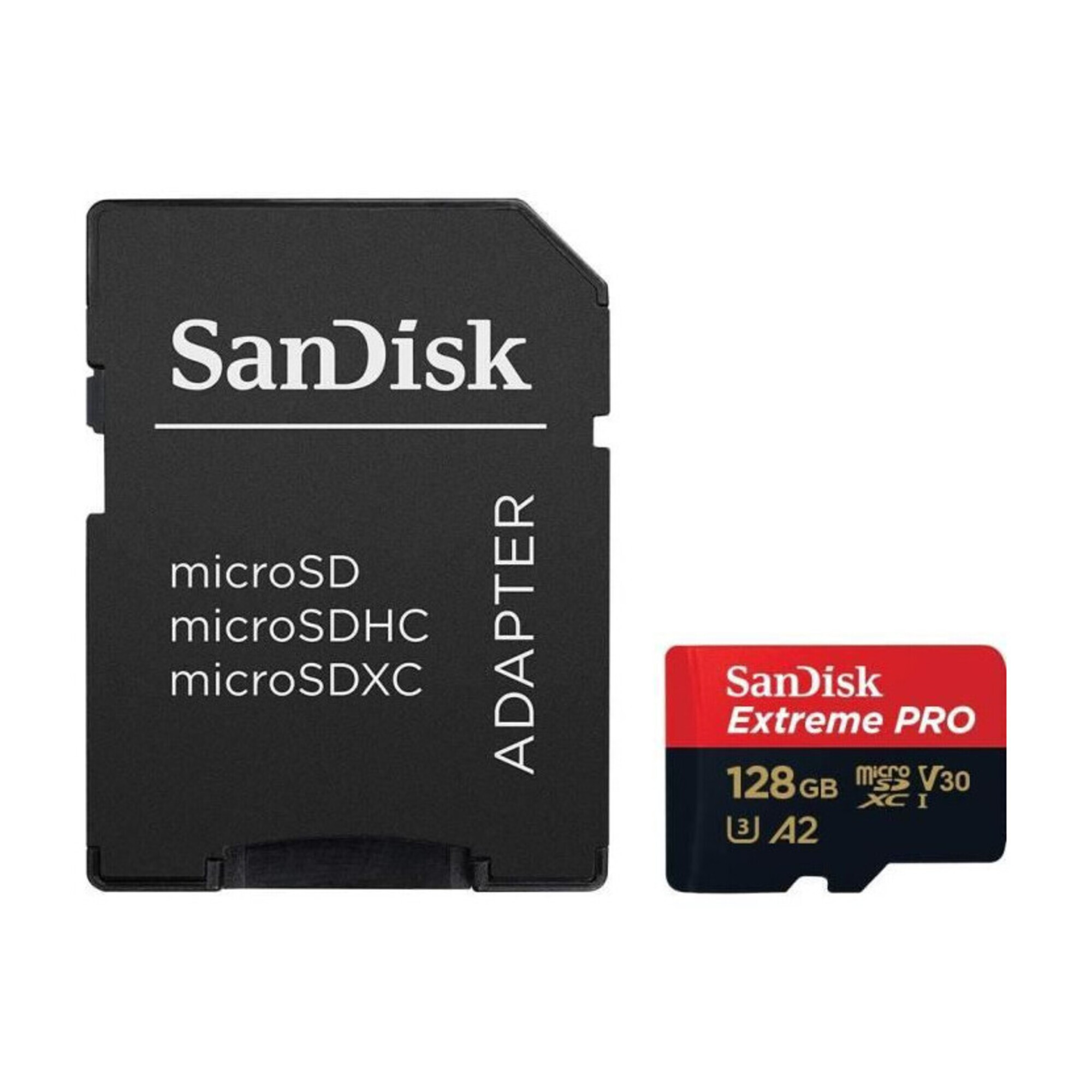 SanDisk 128GB Extreme Pro microSDXC 128 Go Classe 10 - Neuf