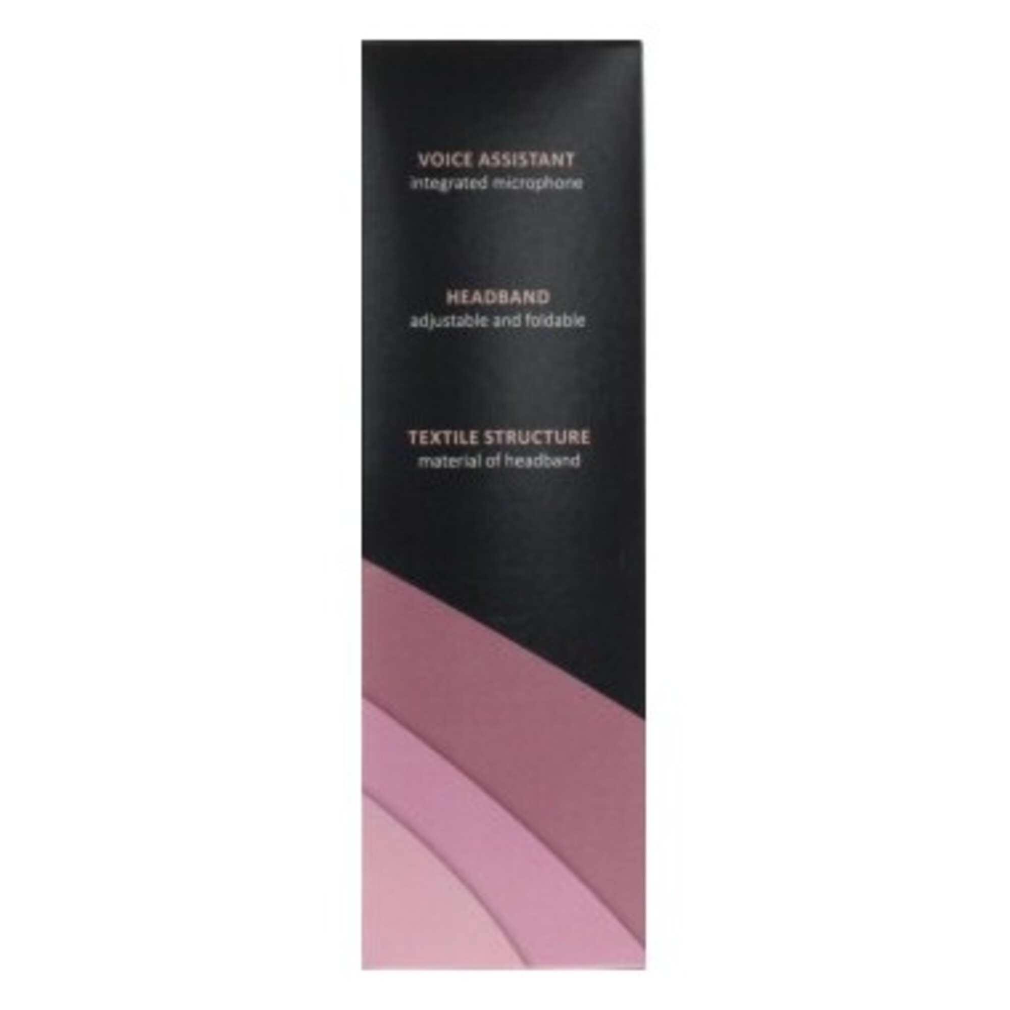 Casque Bluetooth®  Freedom Lit , supra-aural, pliable, avec micro, Rose - Neuf