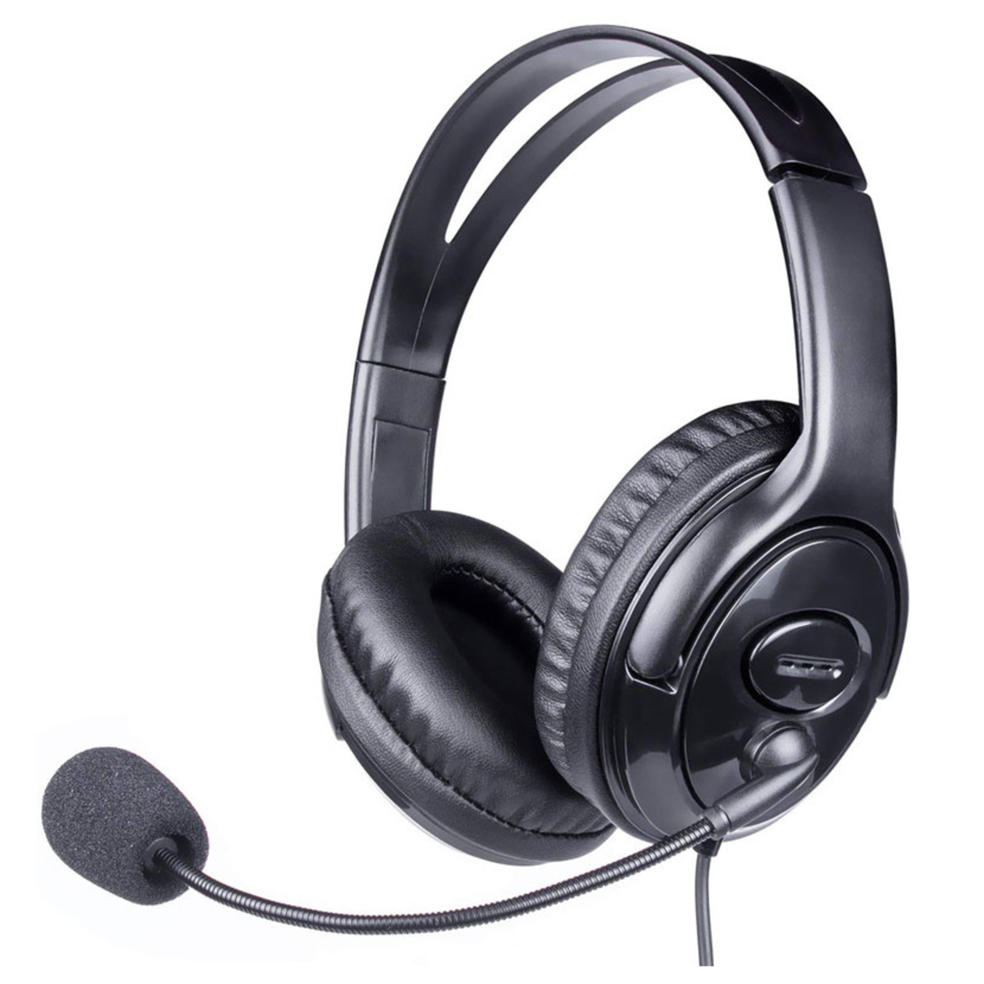 WE Casque micro filaire JK+USB micro pivotant arceau réglable connecteur jack 3.5mm+adap USB Neuf
