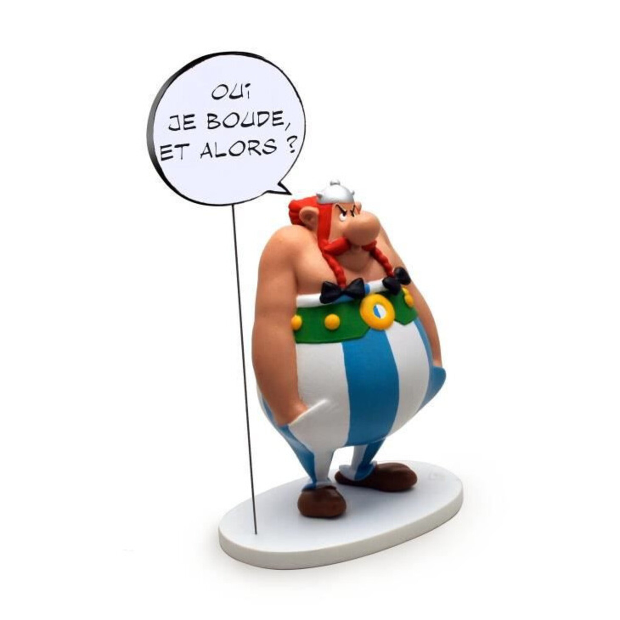 Figurine de Collection COLLECTOYS Bulle Obélix : Oui je boude et alors? Neuf