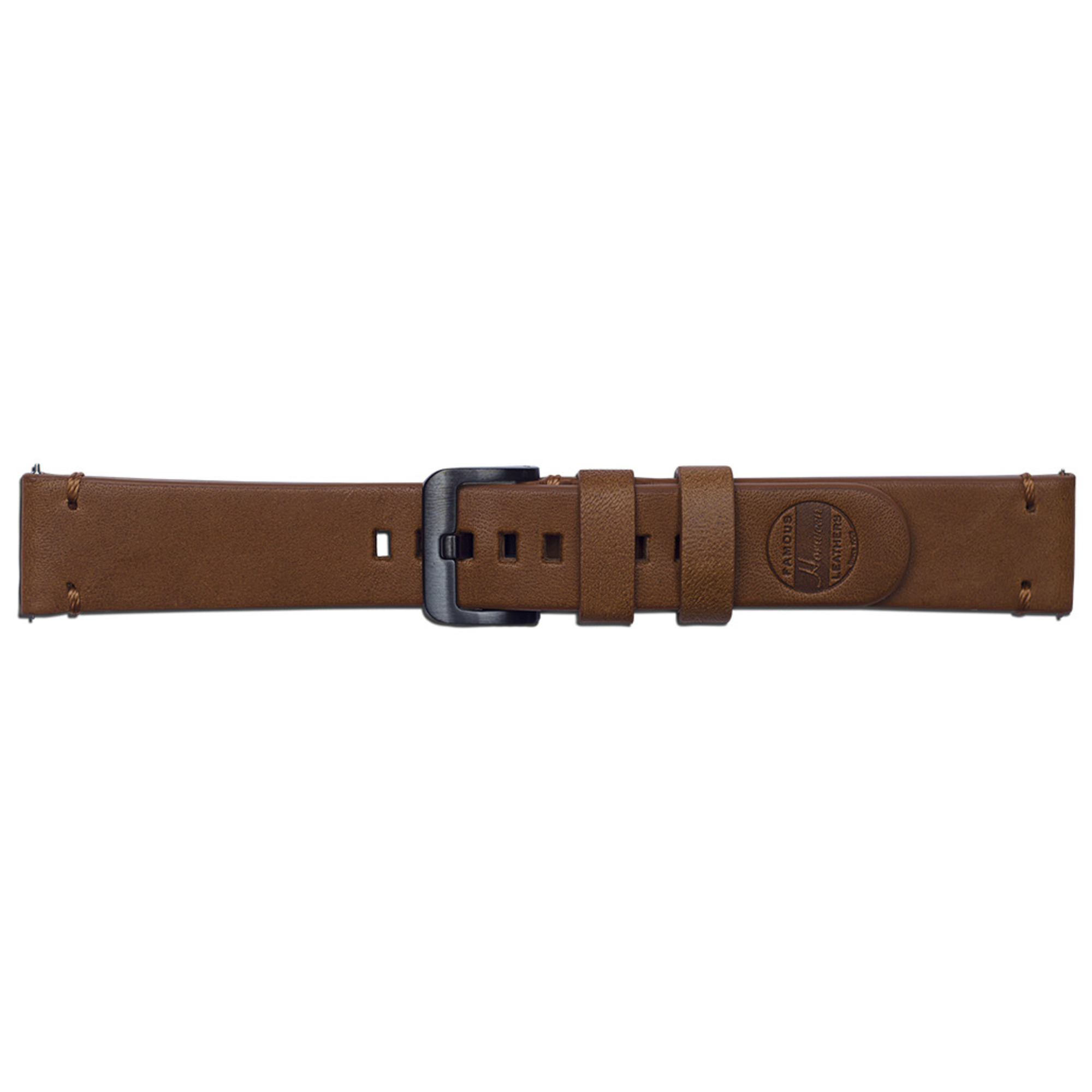 Bracelet en cuir Horween marron  Essex 20mm pour Galaxy Watch - Neuf