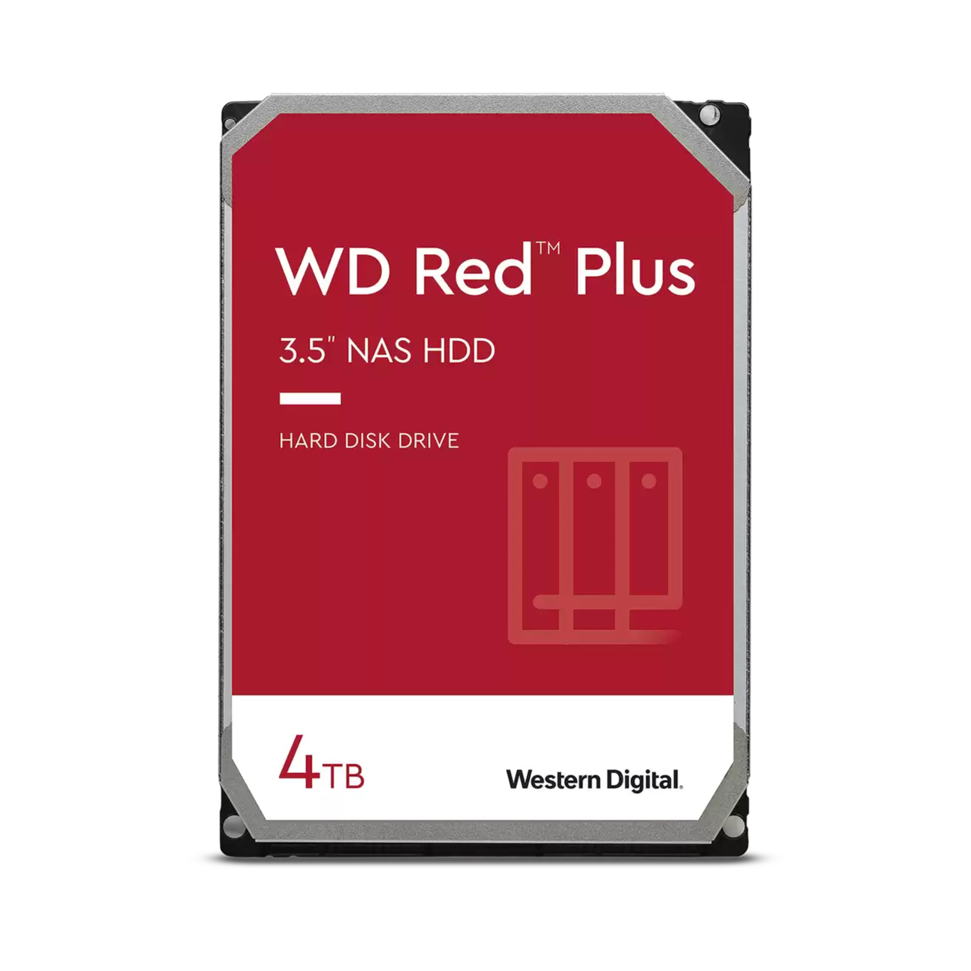 Western Digital Red Plus WD40EFPX disque dur 4 To 5400 tr/min 256 Mo 3.5  Série ATA III - Neuf