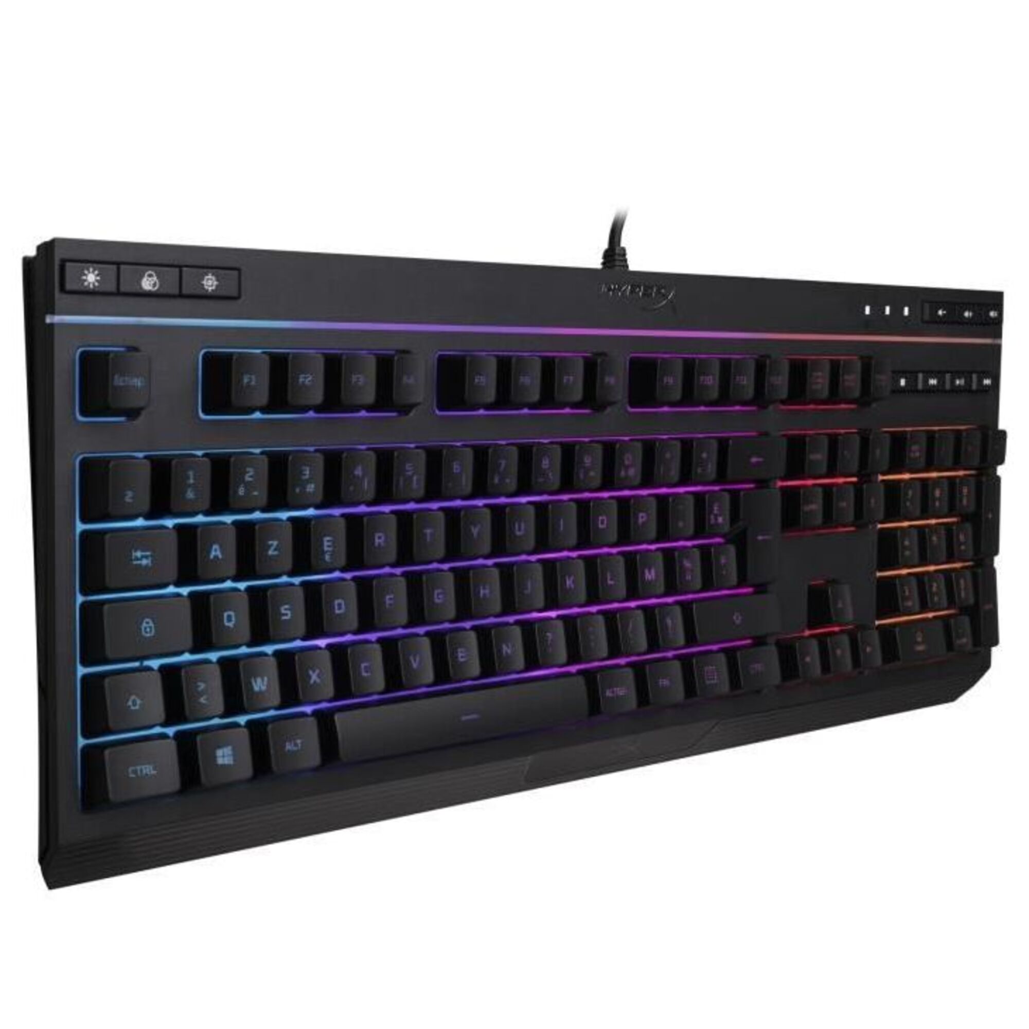 HyperX RGB core en alliage - Clavier de jeu (disposition FR) - Neuf