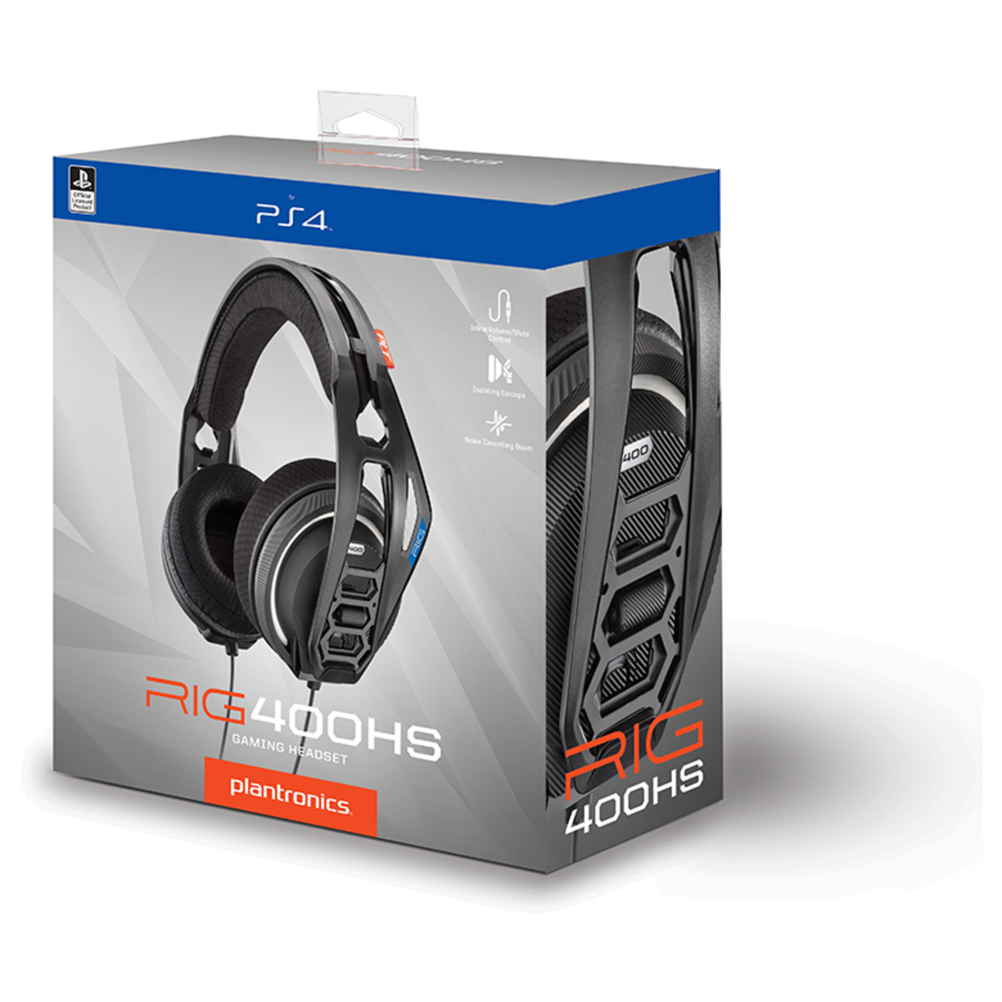 Casque Gaming Filaire Jack 3.5mm avec micro 400HS Plantronic - Neuf