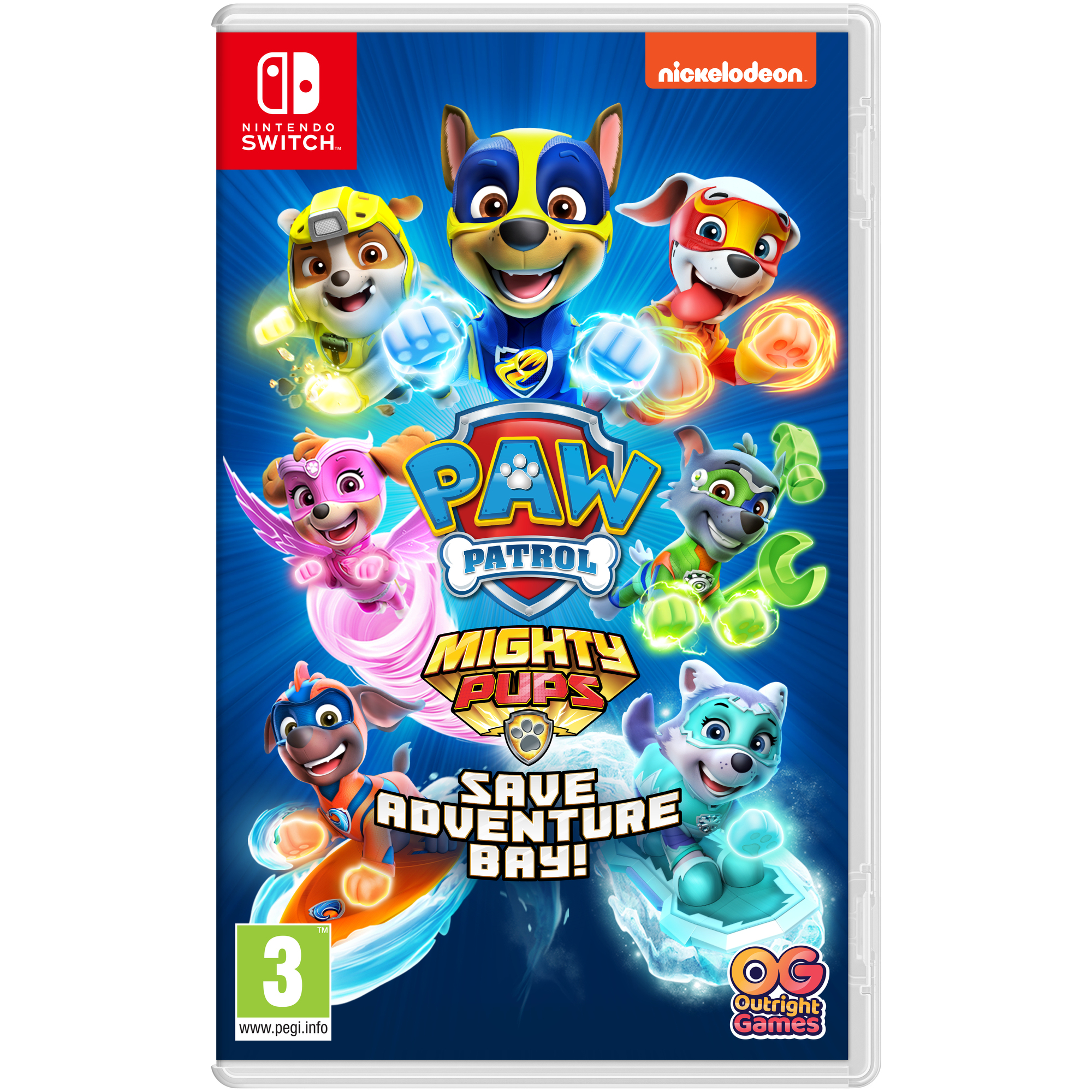 Nintendo Paw Patrol: Mighty Pups Save Adventure Bay! Standard Multilingue Nintendo Switch - Neuf