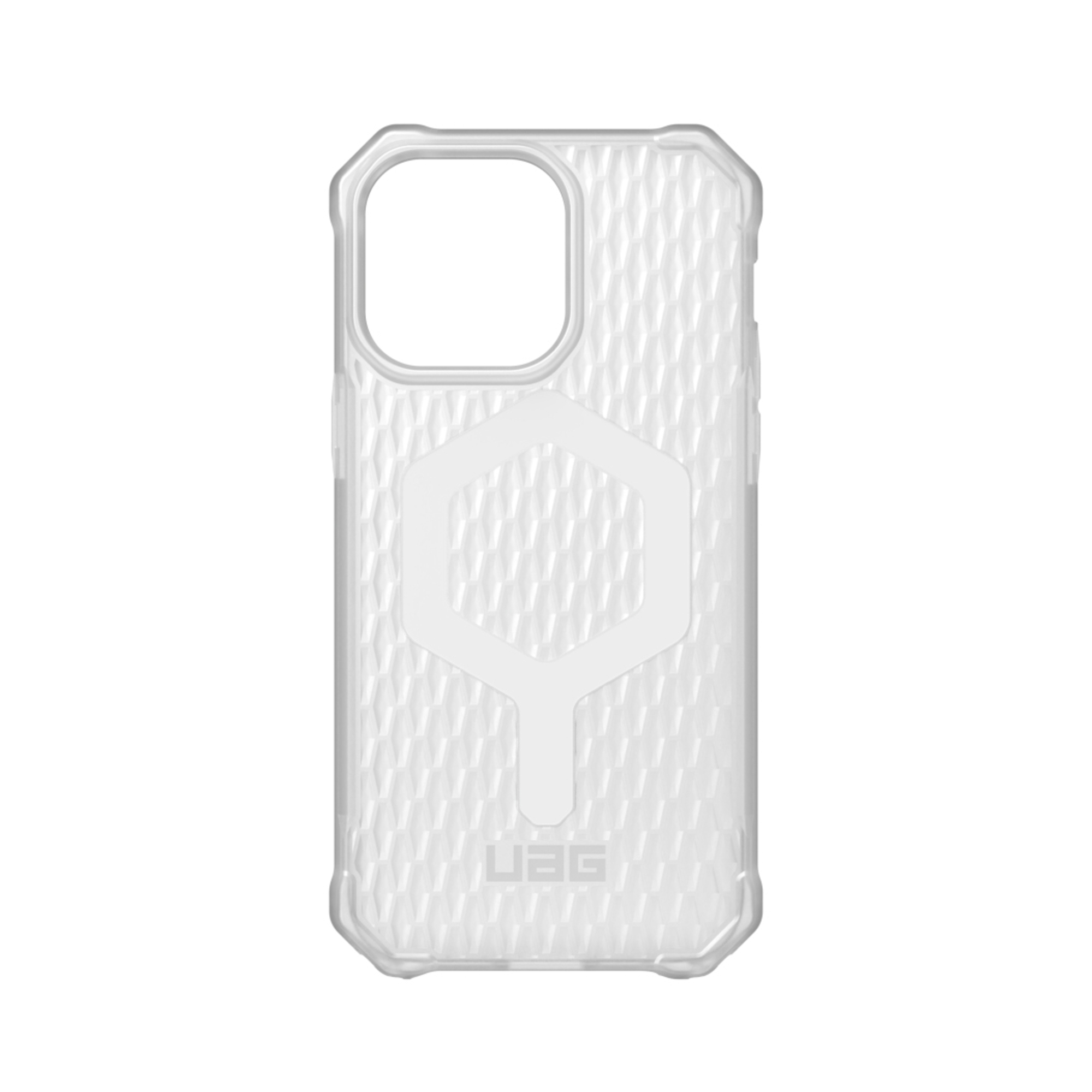 Uag essential armor magsafe pour iphone 14 pro frosted ice