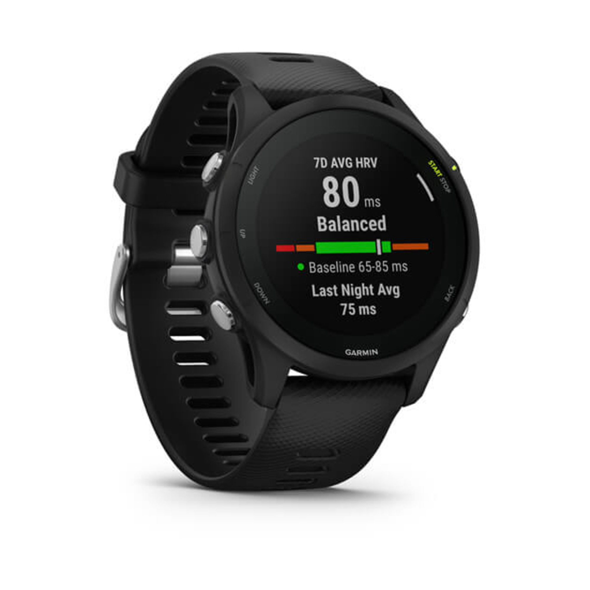 Forerunner 255 Music, Boitier noir de 46 mm avec bracelet Noir - Neuf