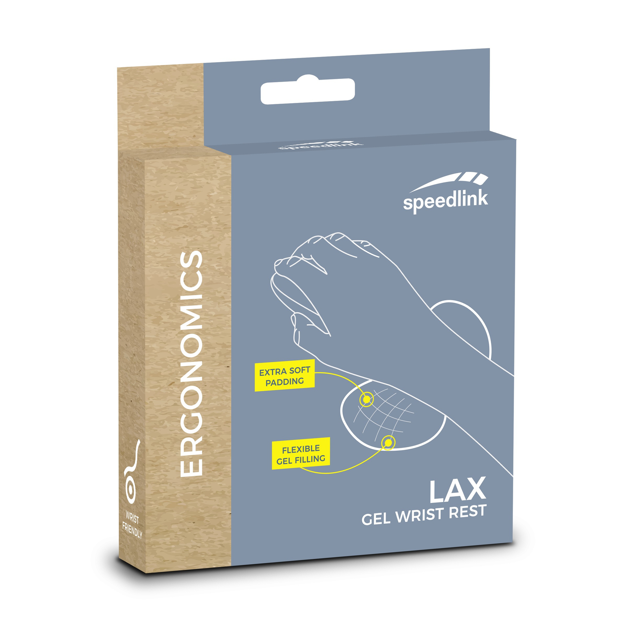 SPEEDLINK SL 620800 BK repose poignet Gel Caoutchouc Velours Neuf - vue 3