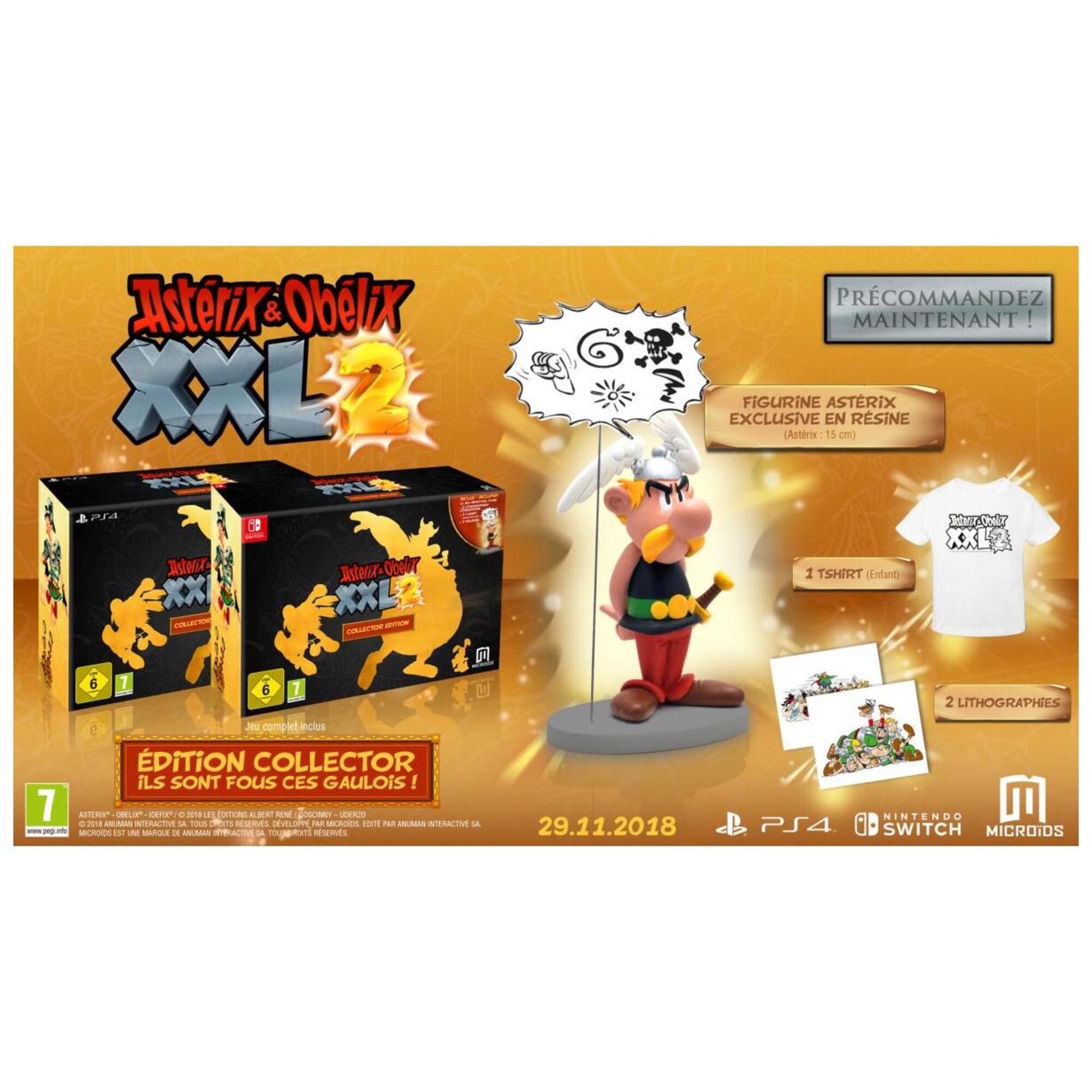 Astérix & Obélix XXL 2 édition Collector Ils sont fous ces Gaulois PS4 - Neuf