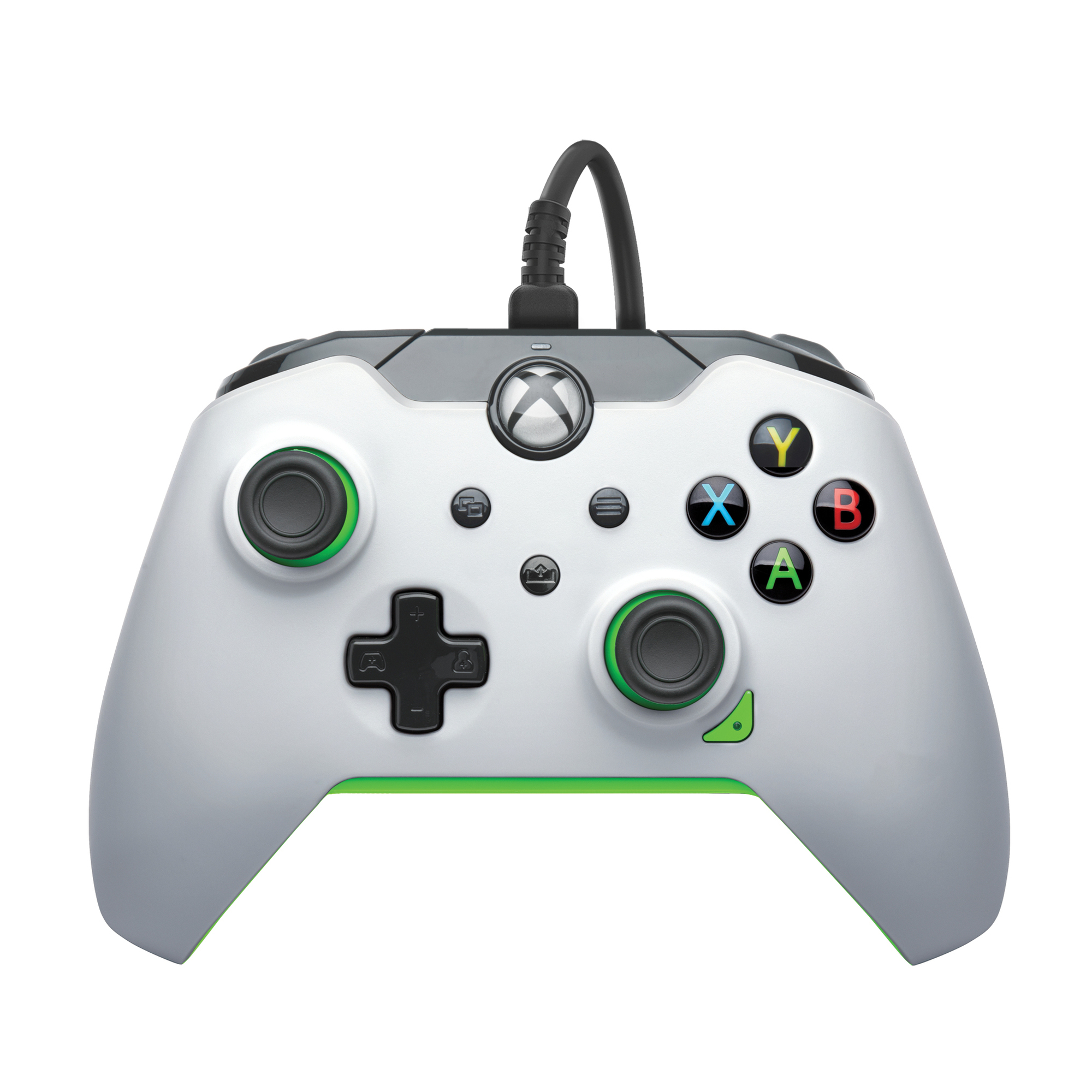 PDP Manette filaire: Blanc fluoPour Xbox Series X|S, Xbox One et Windows 10/11 - Neuf