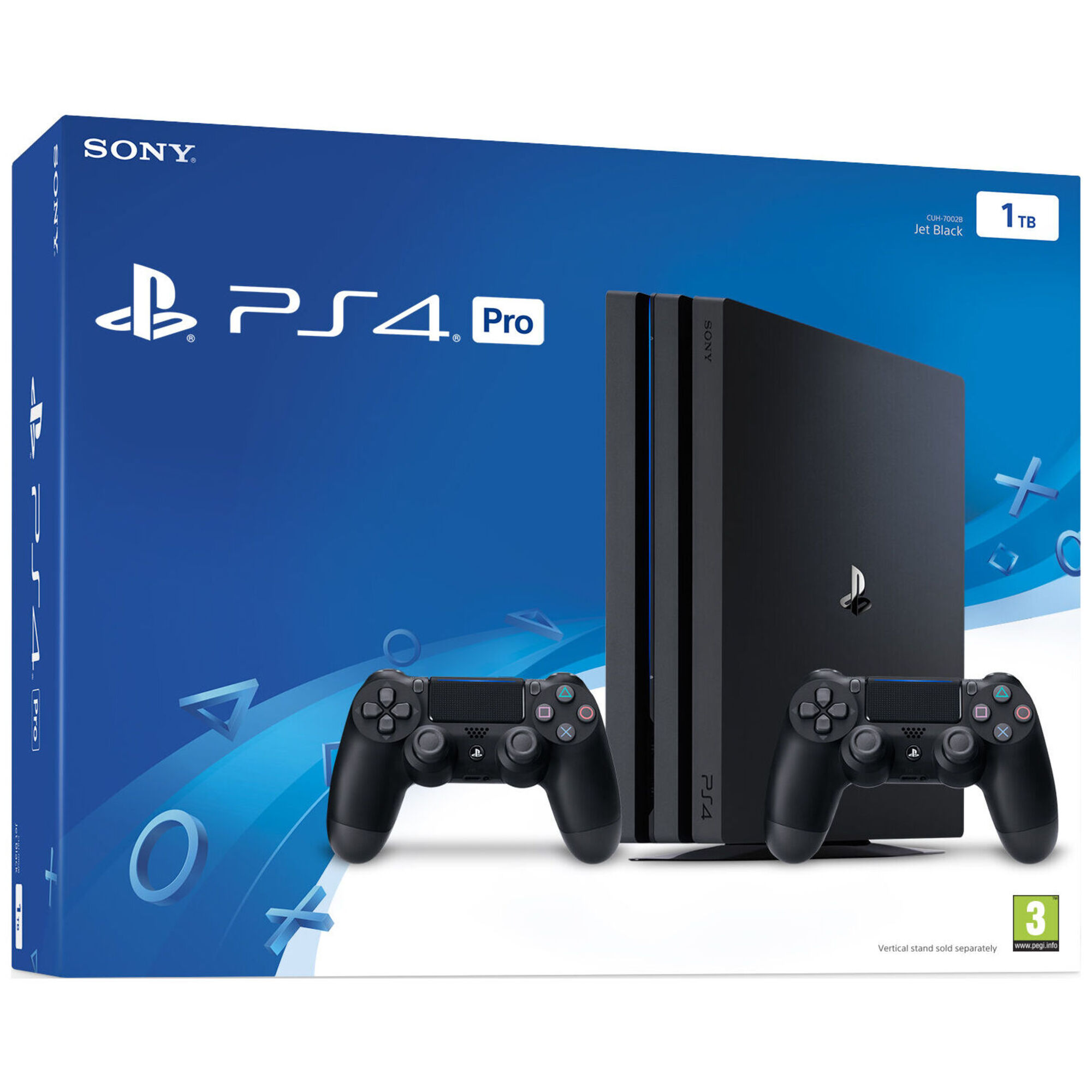 PS4 PRO B 1To Noire + 2eme manette Dualshock 4 noire - Excellent état