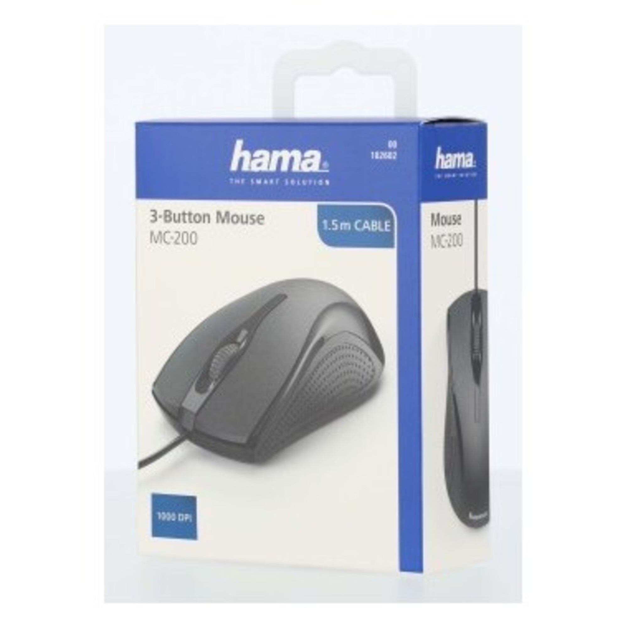 Hama MC 200 Bureau Droitier USB Type A Optique 1200 DPI Neuf - vue 6