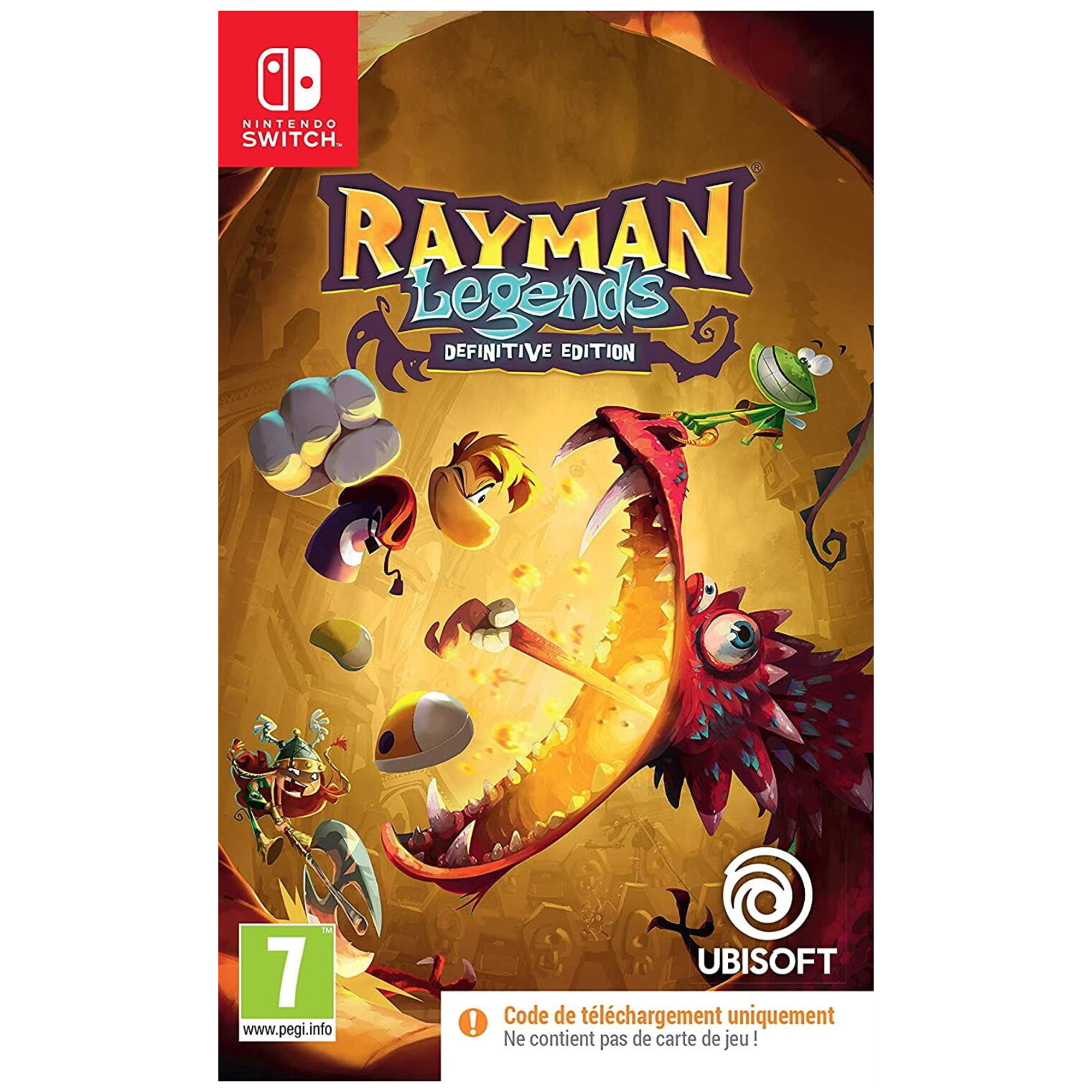 Ubisoft Code à télécharger - Rayman Legends - Definitive Edition - Neuf