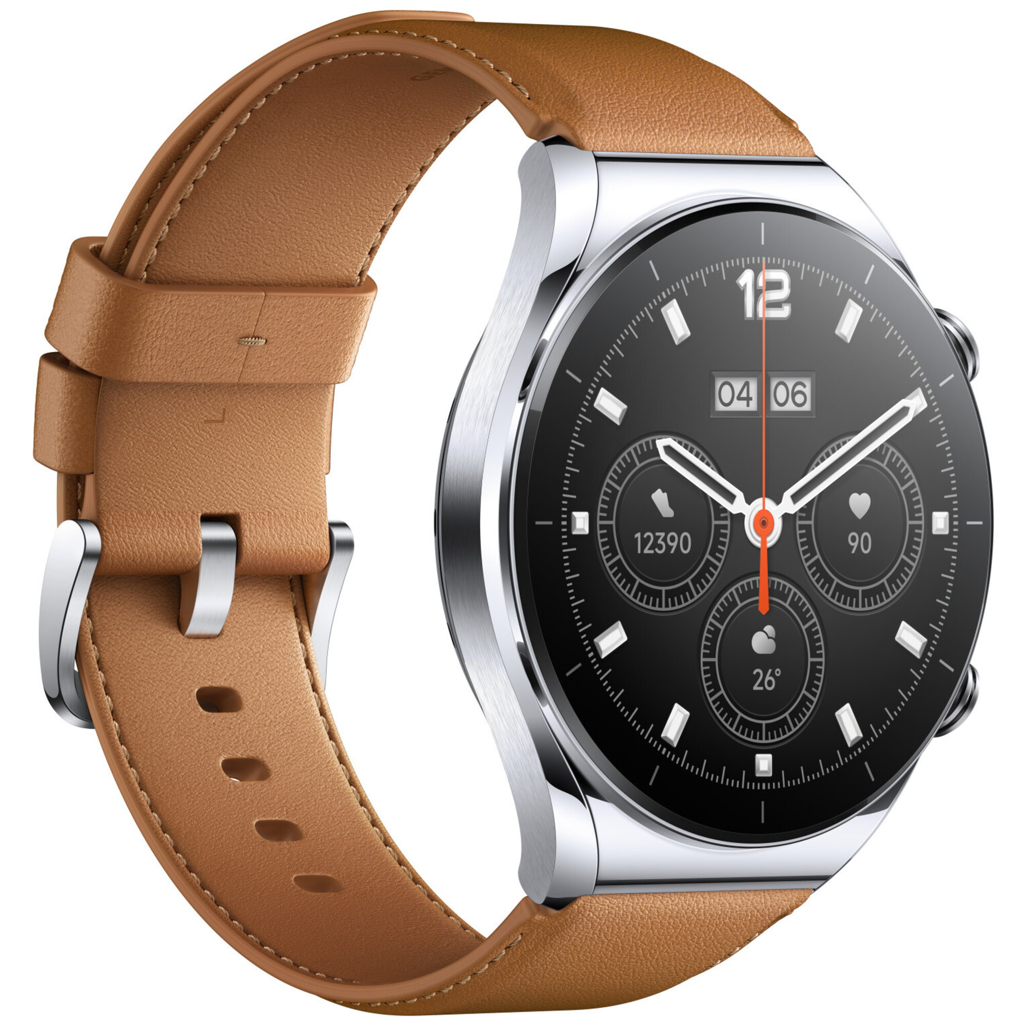 Xiaomi Watch S1 Smartwatch aus Edelstahl & Saphirglas 1 43" AMOLED HD 117 Trainingsmodi Überwachung Von SpO2 Herzfrequenz & Schlaf Bluetooth NFC GPS 5ATM BIS zu 12 Tage Akku Alexa Silber - vue 10