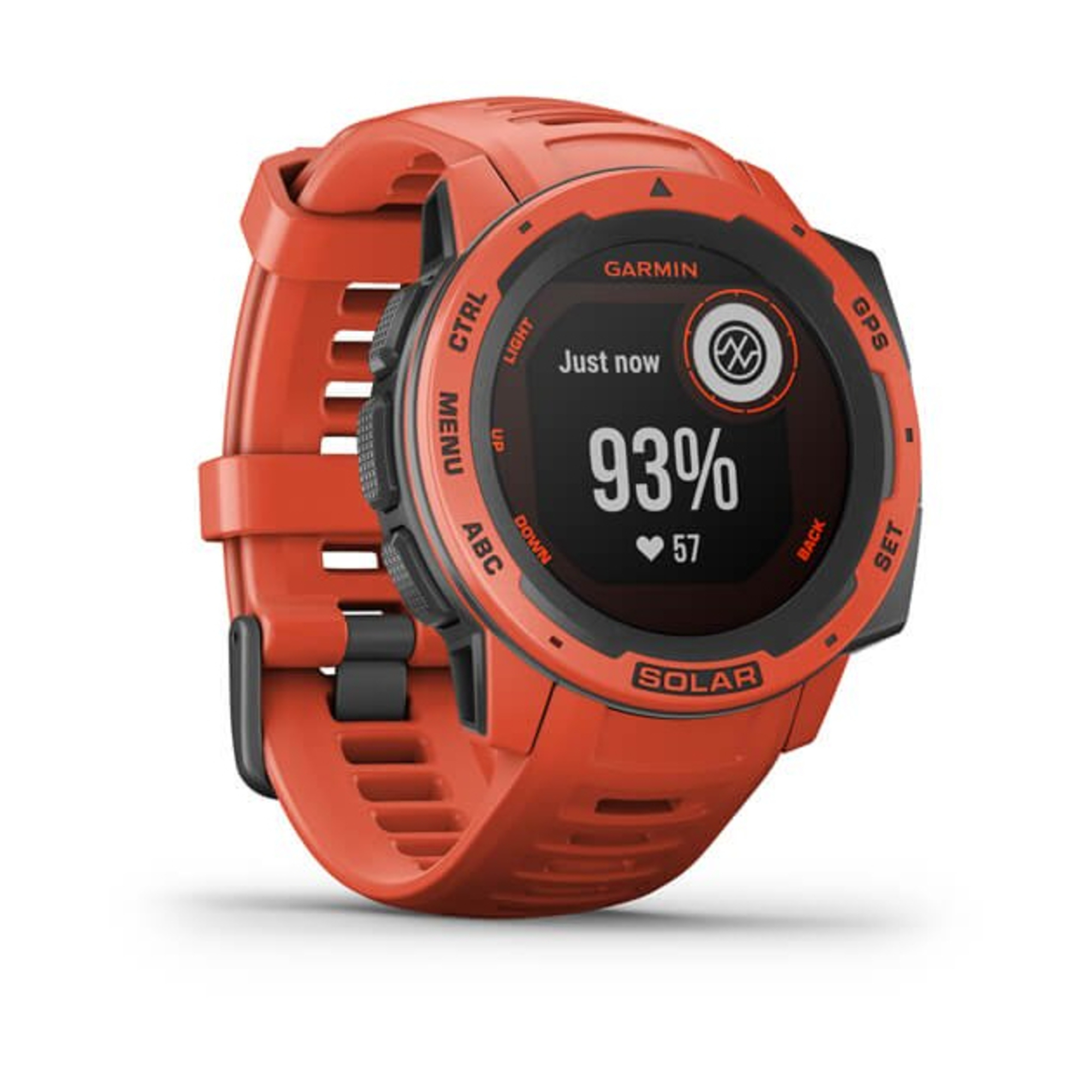 Montre GPS solaire robuste GARMIN Instinct Solar Orchidée Ecran à deux fenêtres 0 9 x 0 9 23 x 23 mm - vue 5