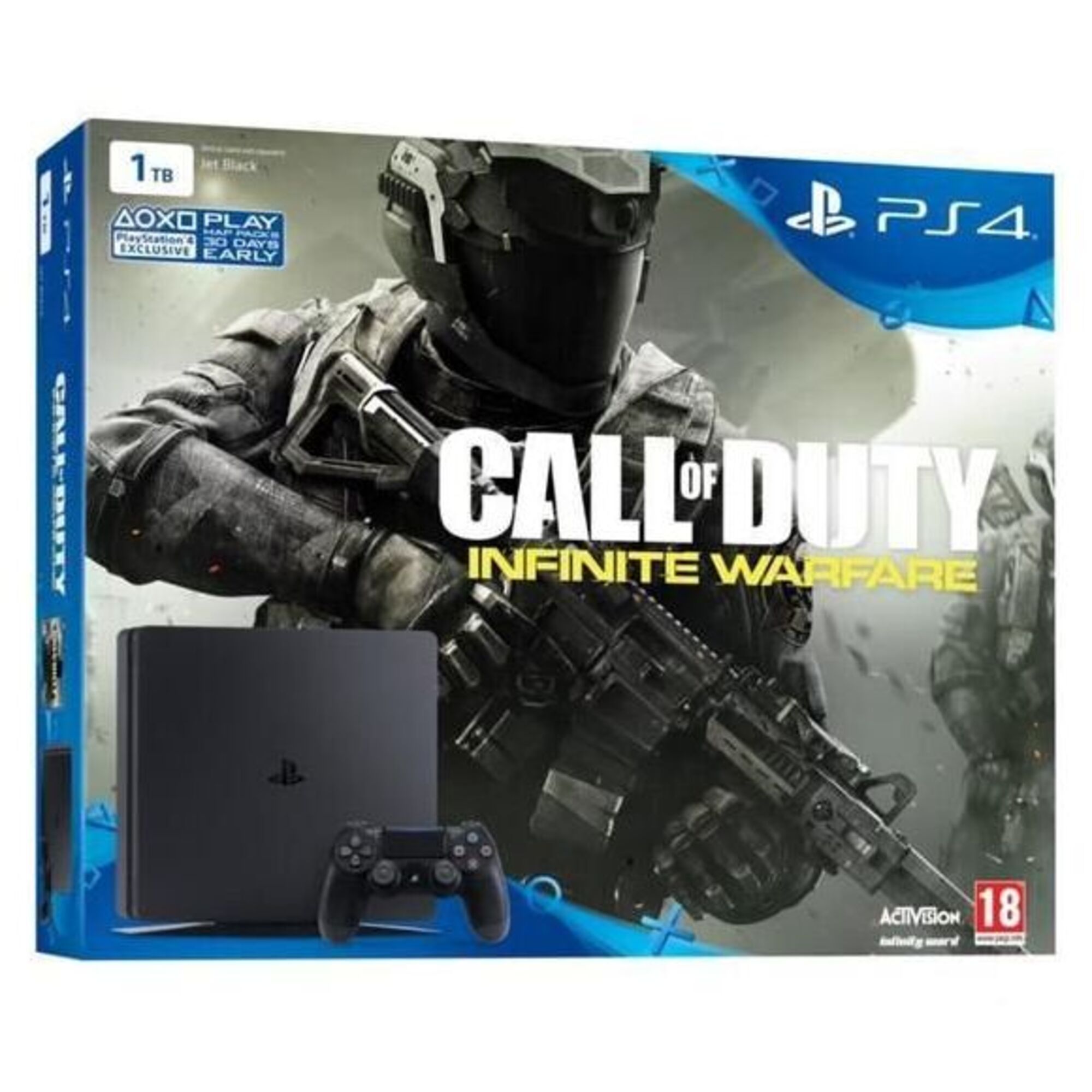 PS4 Slim 1 To + call of duty : infinite warfare - Bon état