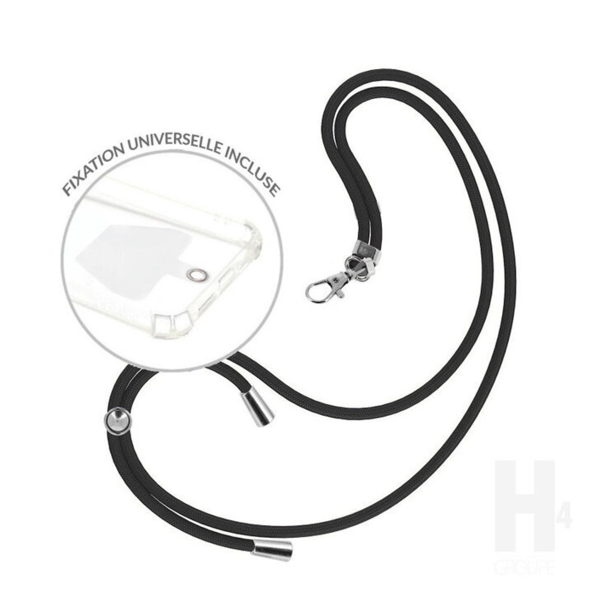 Tour de Cou Fashion en Nylon avec Fixation Universelle Neuf