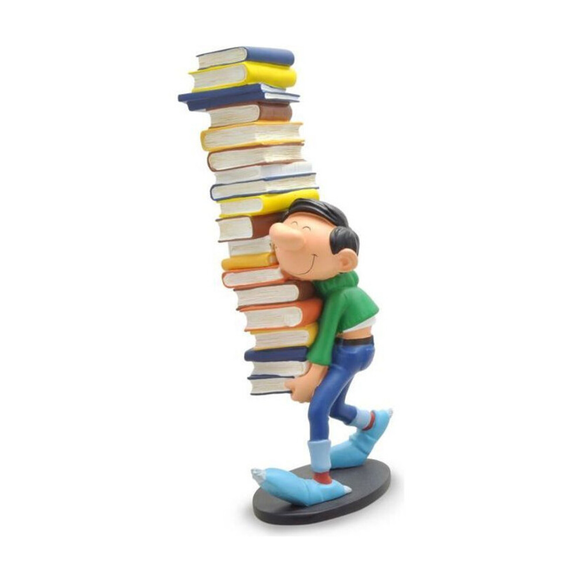 Figurine de Collection COLLECTOYS Gaston portant une pile de livres Neuf