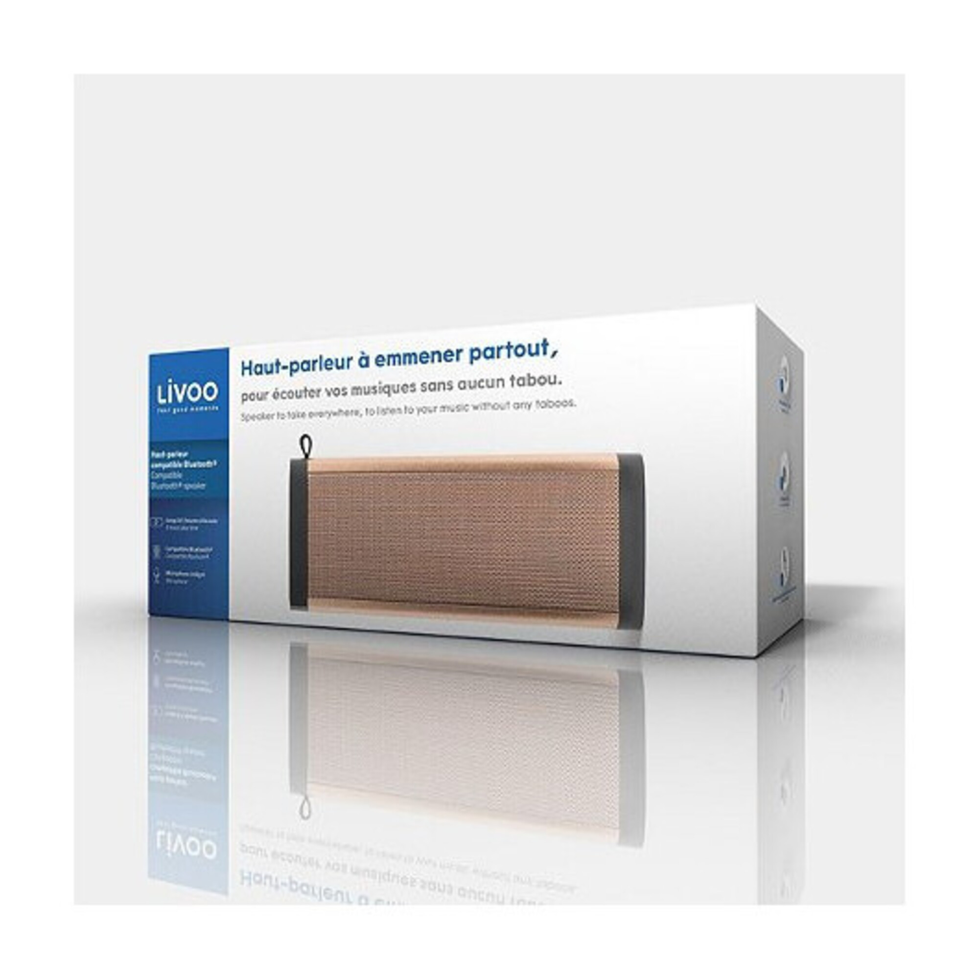 Enceinte Bluetooth 2 x 3W OR GoldenSound - Neuf