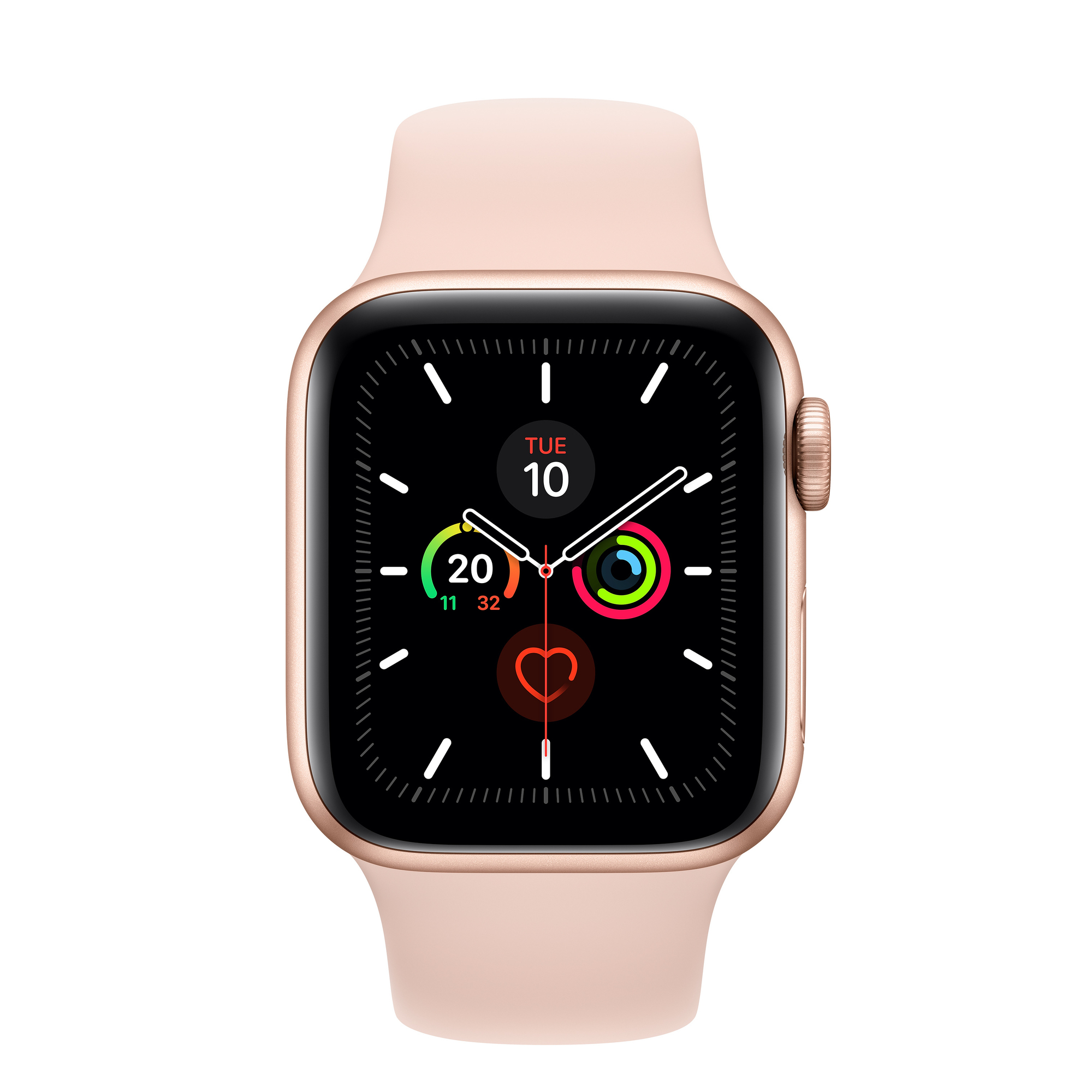Apple Watch S5 40mm Gold Aluminium - vue 4
