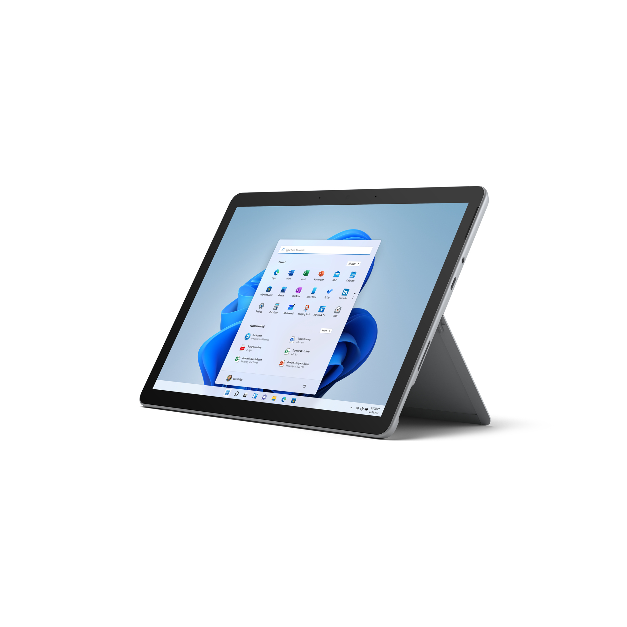 Microsoft Surface Go 3 Intel® Pentium® Gold 64 Go 26,7 Cm (10.5 ) 4Go Wi-Fi 6 (802.11Ax) Windows 11 Pro Platine - Bon État