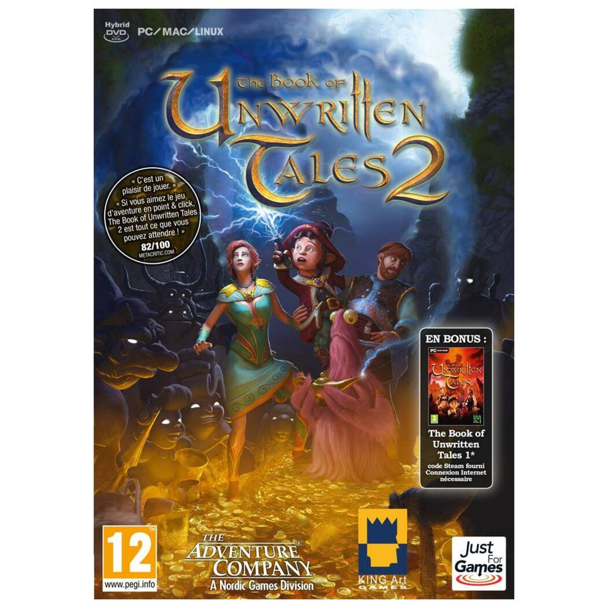 The Book of Unwritten Tales 2 (Book 1 en bonus) PC - Neuf