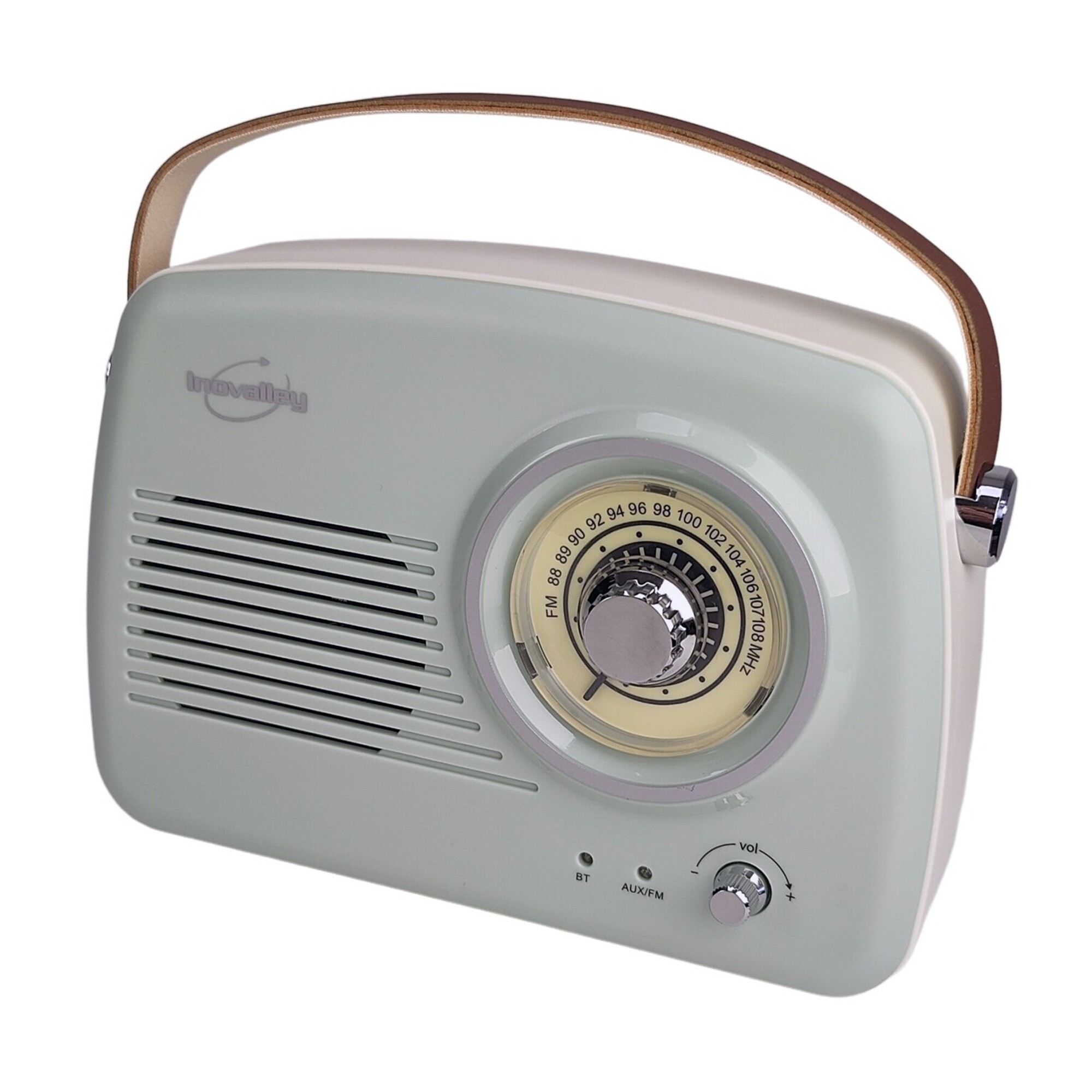 Inovalley RETRO35 C Radio FM Vintage autonome Bluetooth 4.1 Batterie 1500mAh intégrée HP 5 Watts 3 pouces Neuf - vue 4