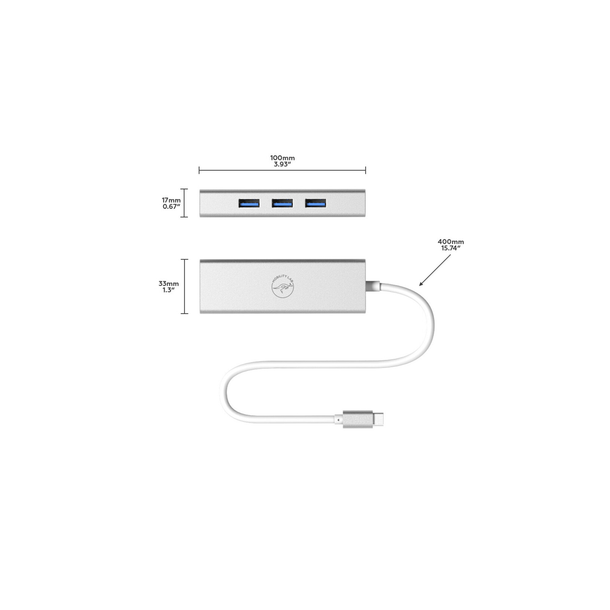 Mobility Lab Hub 3.0 USB-C - Neuf