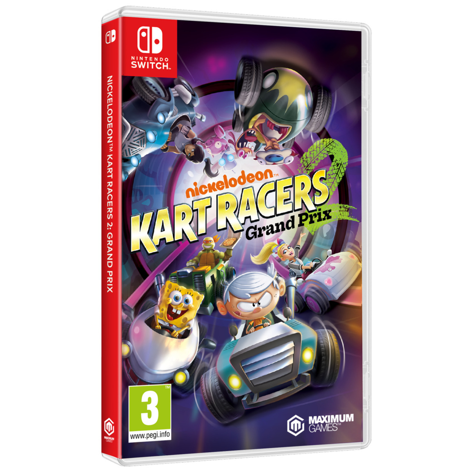 Nickelodeon Kart Racers 2 Grand Prix Switch - Neuf