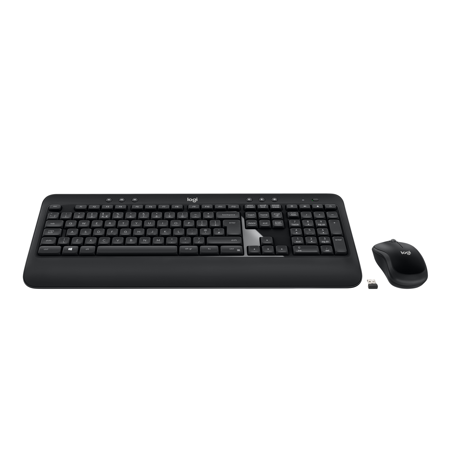 Logitech ADVANCED Combo Wireless Keyboard and Mouse clavier incluse Bureau USB QWERTY Anglais britannique Neuf - vue 2
