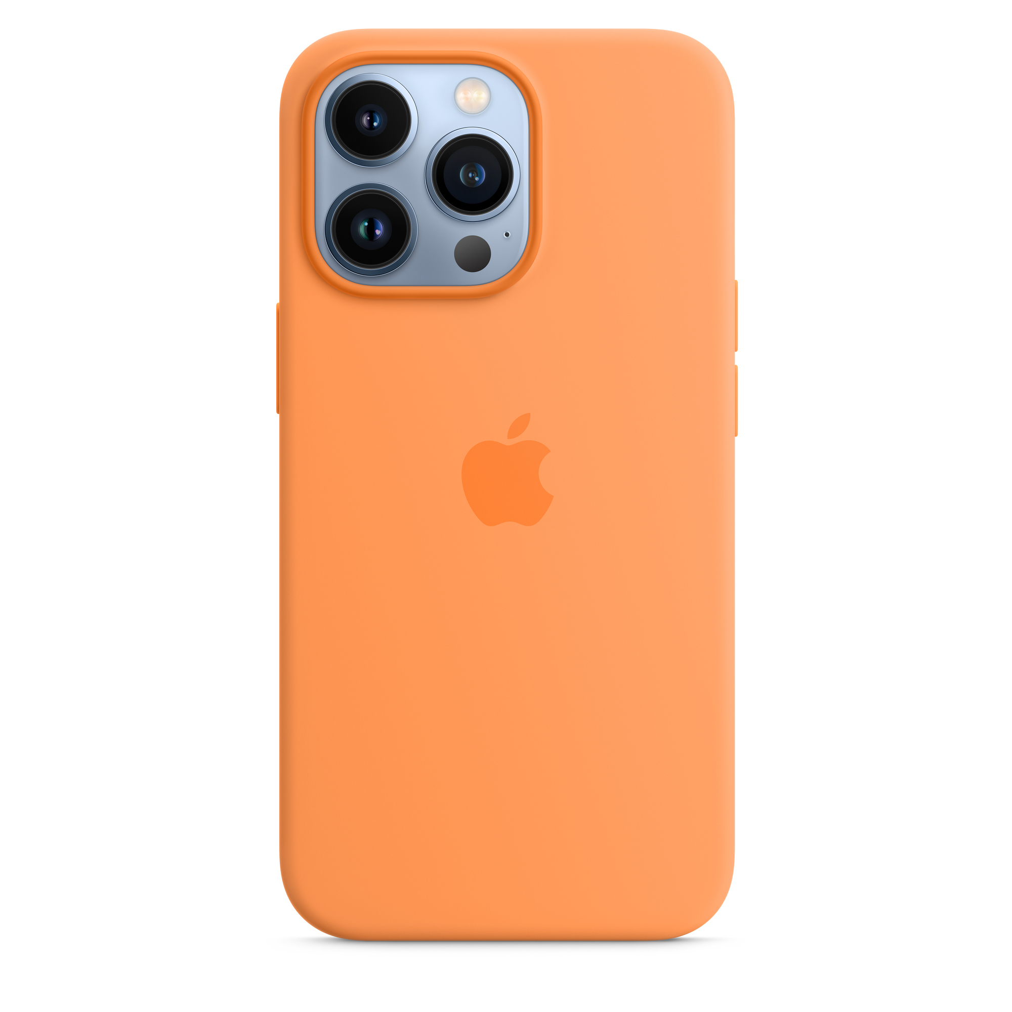 Apple iPhone 13 Pro Coque Silicone MagSafe Marigold - vue 4