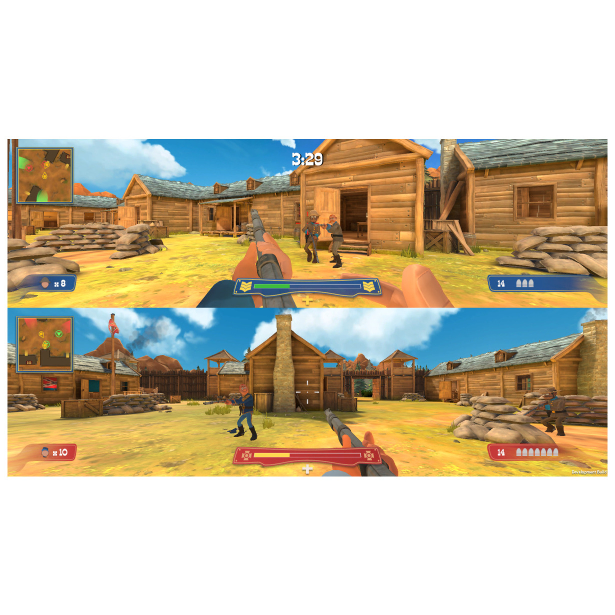 Les Tuniques Bleues Nord & Sud PS4 Neuf - vue 3