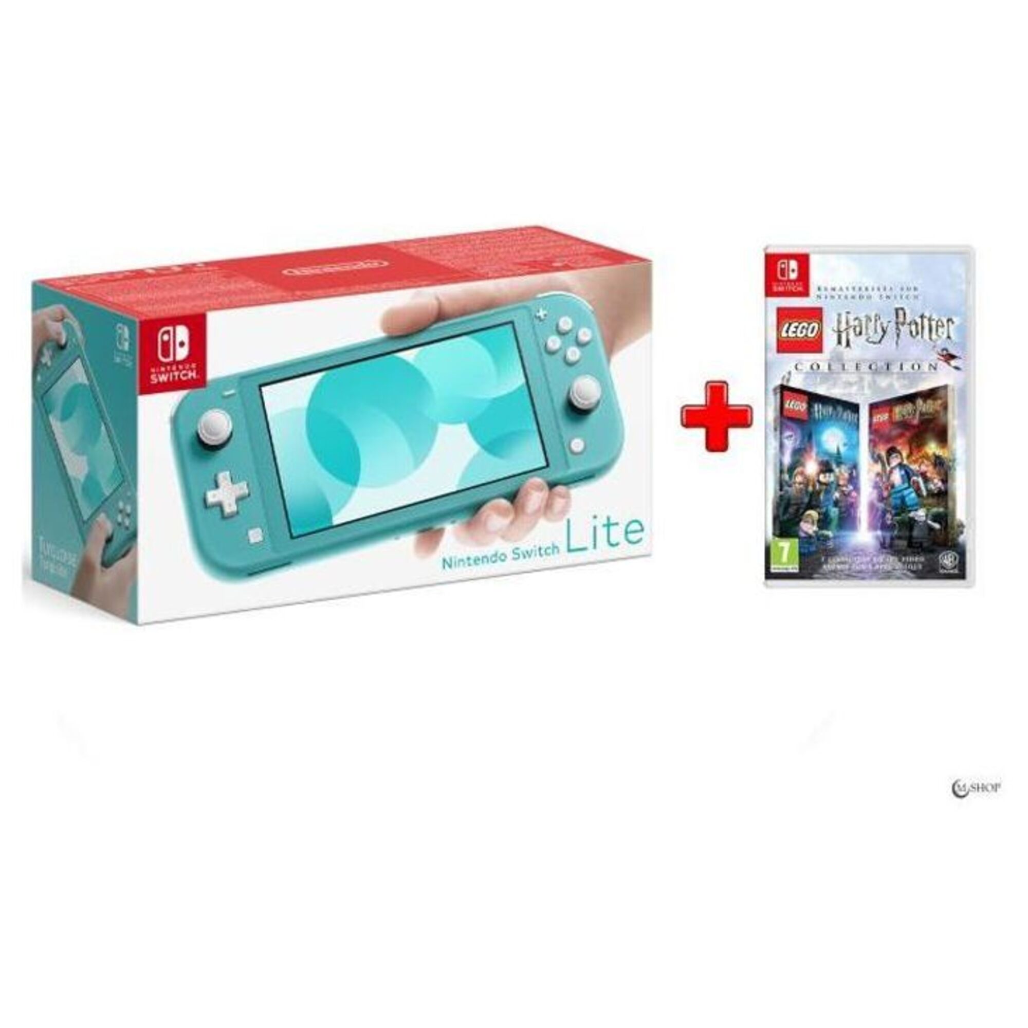 Switch Lite 32 Go + Lego Harry Potter, Turquoise - Très bon état