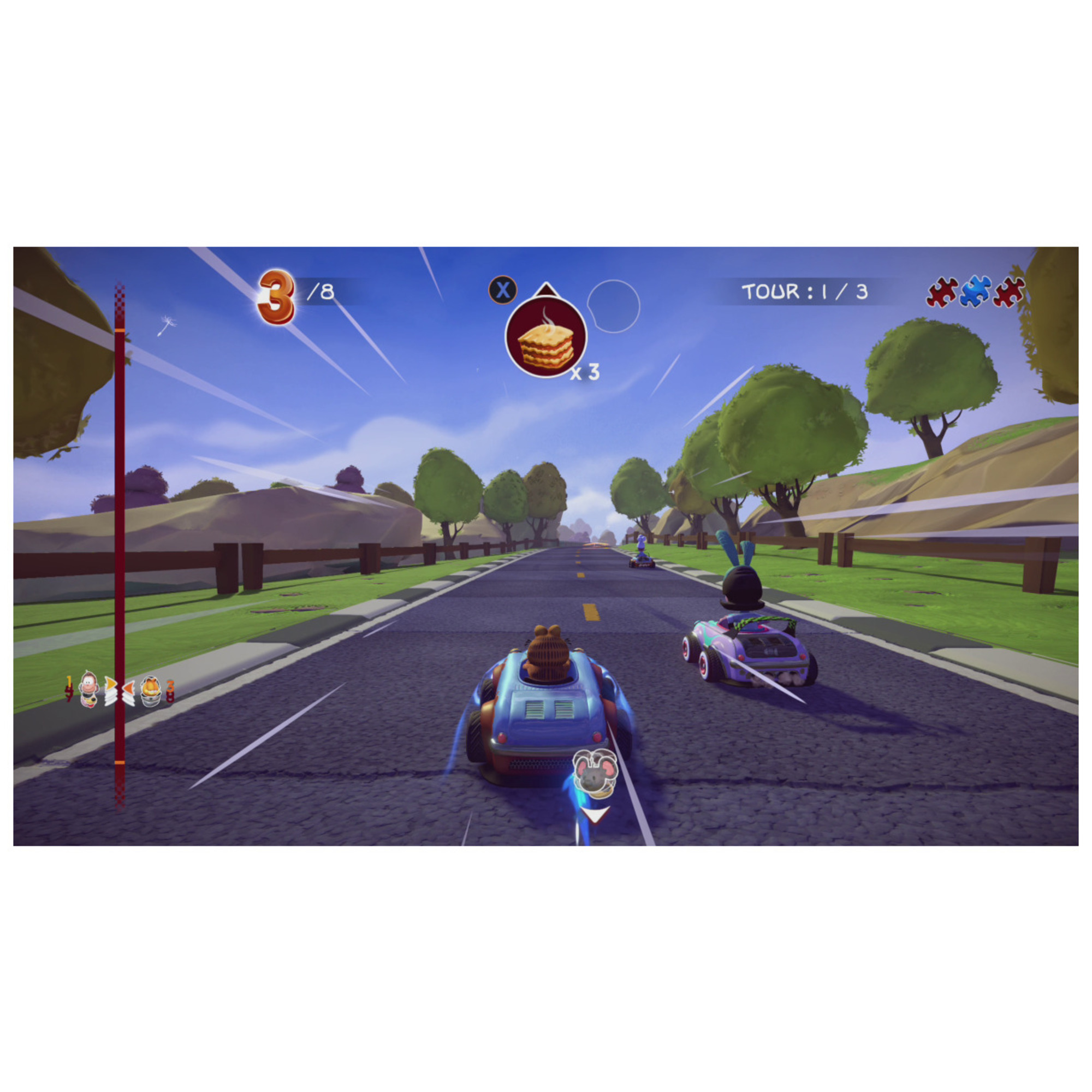 Garfield Kart Furious Racing PS4 - Neuf