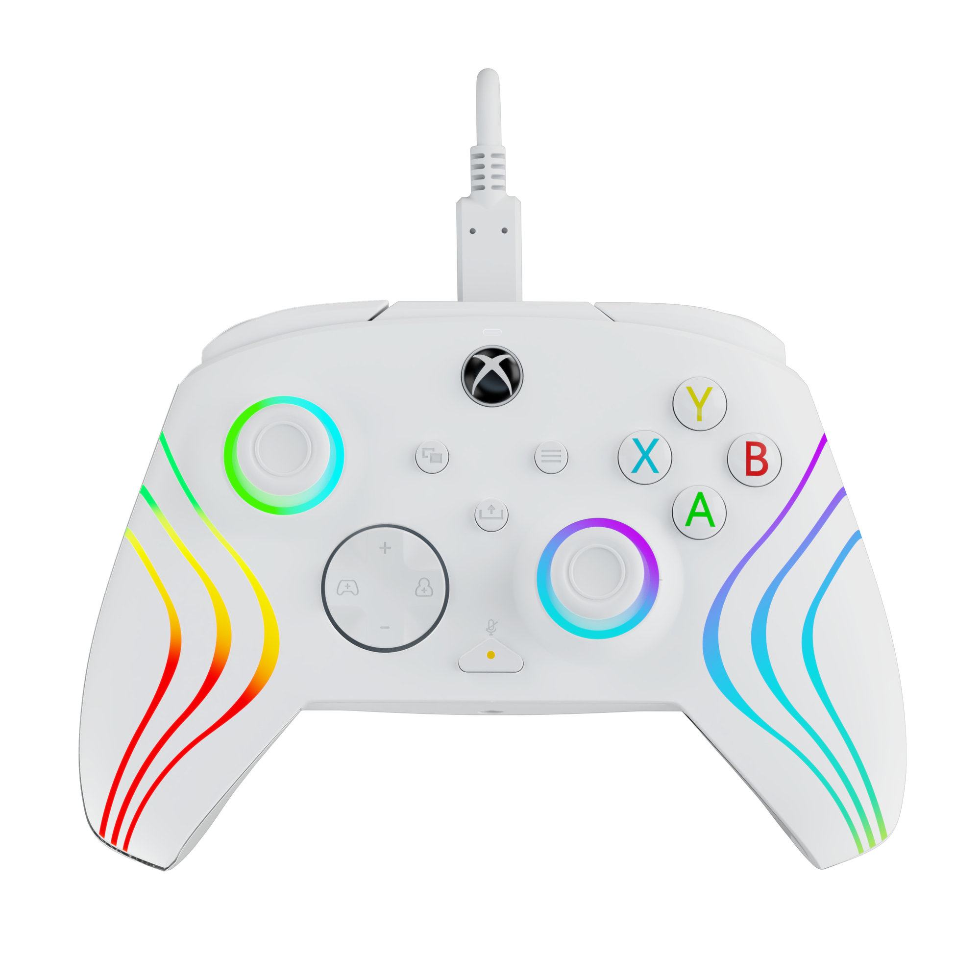 PDP Manette filaire Afterglow Wave: White Pour Xbox Series X|S, Xbox One & Windows 10/11 - Neuf