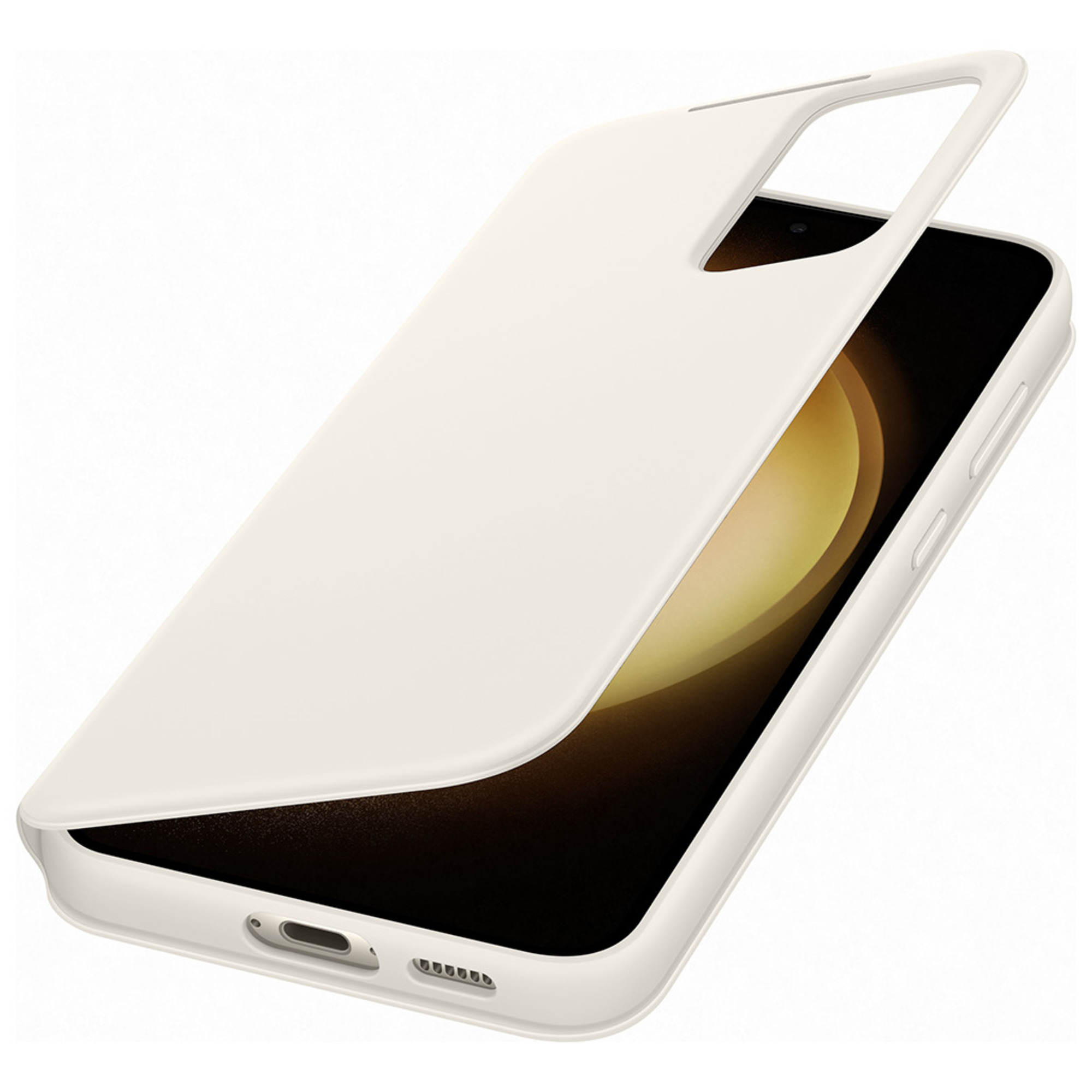 Etui S23+ Smart View porte carte Creme - vue 3