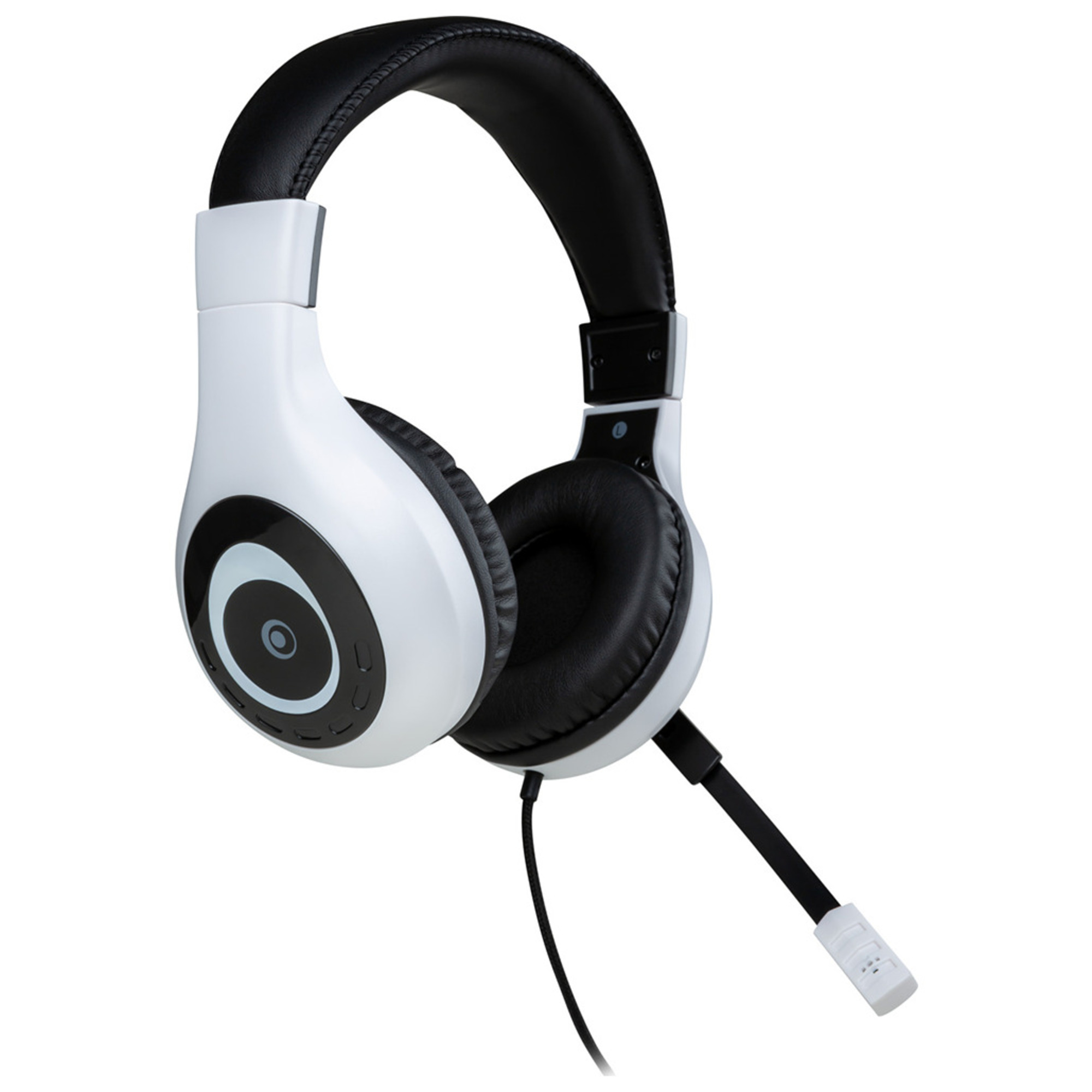 Casque PC Filaire Jack 3.5mm avec micro Blanc Bigben - Neuf