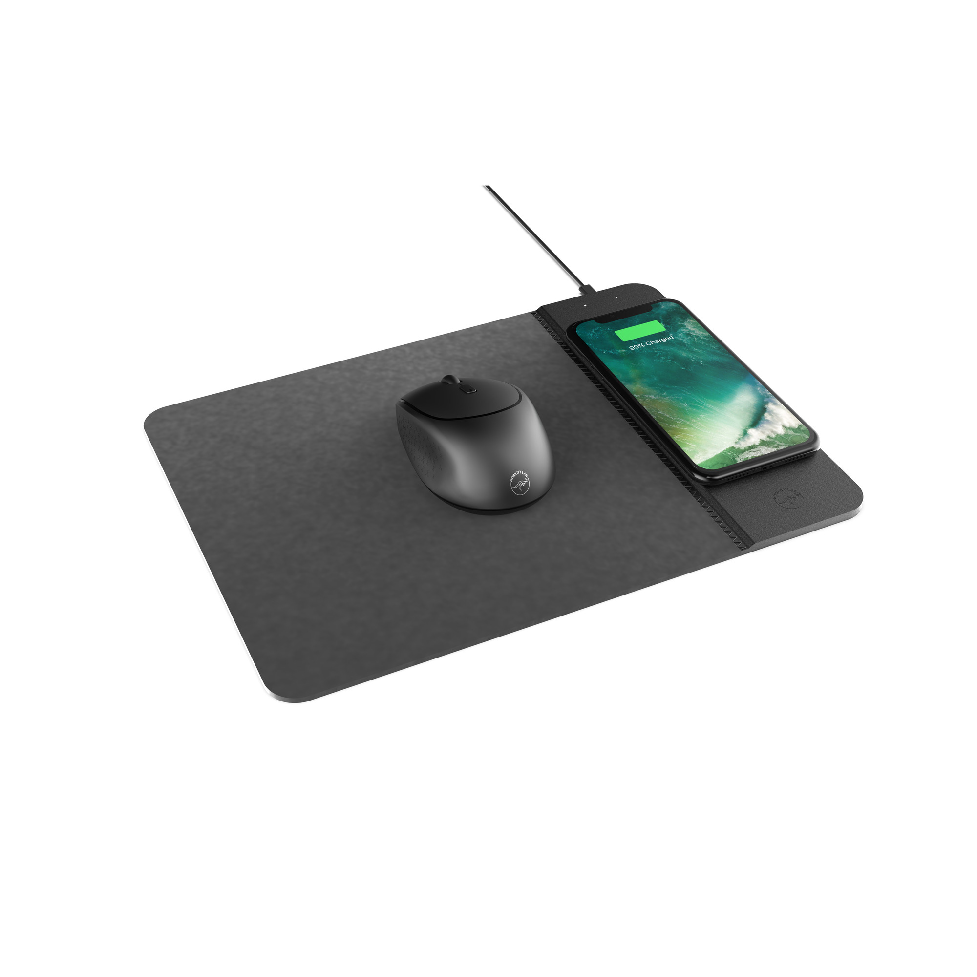 MOBILITY LAB - Pack Souris Prenium Sans Fil + Tapis de Souris Induction - Neuf