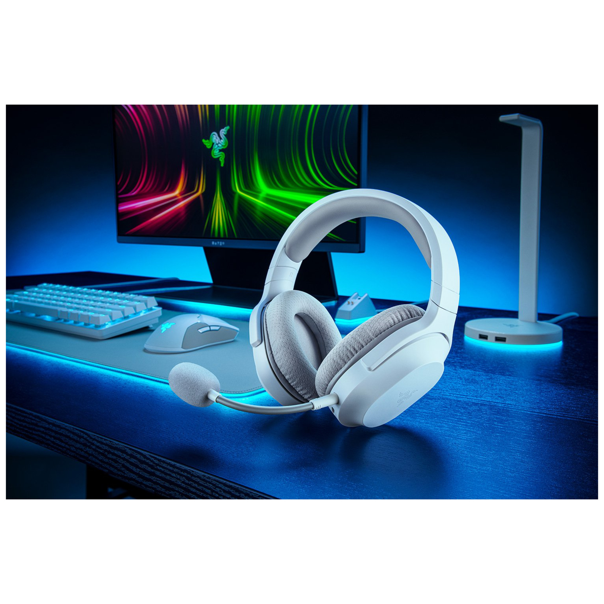 Razer Barracuda X Casque Avec fil &sans fil Arceau Jouer USB Type-C Bluetooth Blanc - Neuf